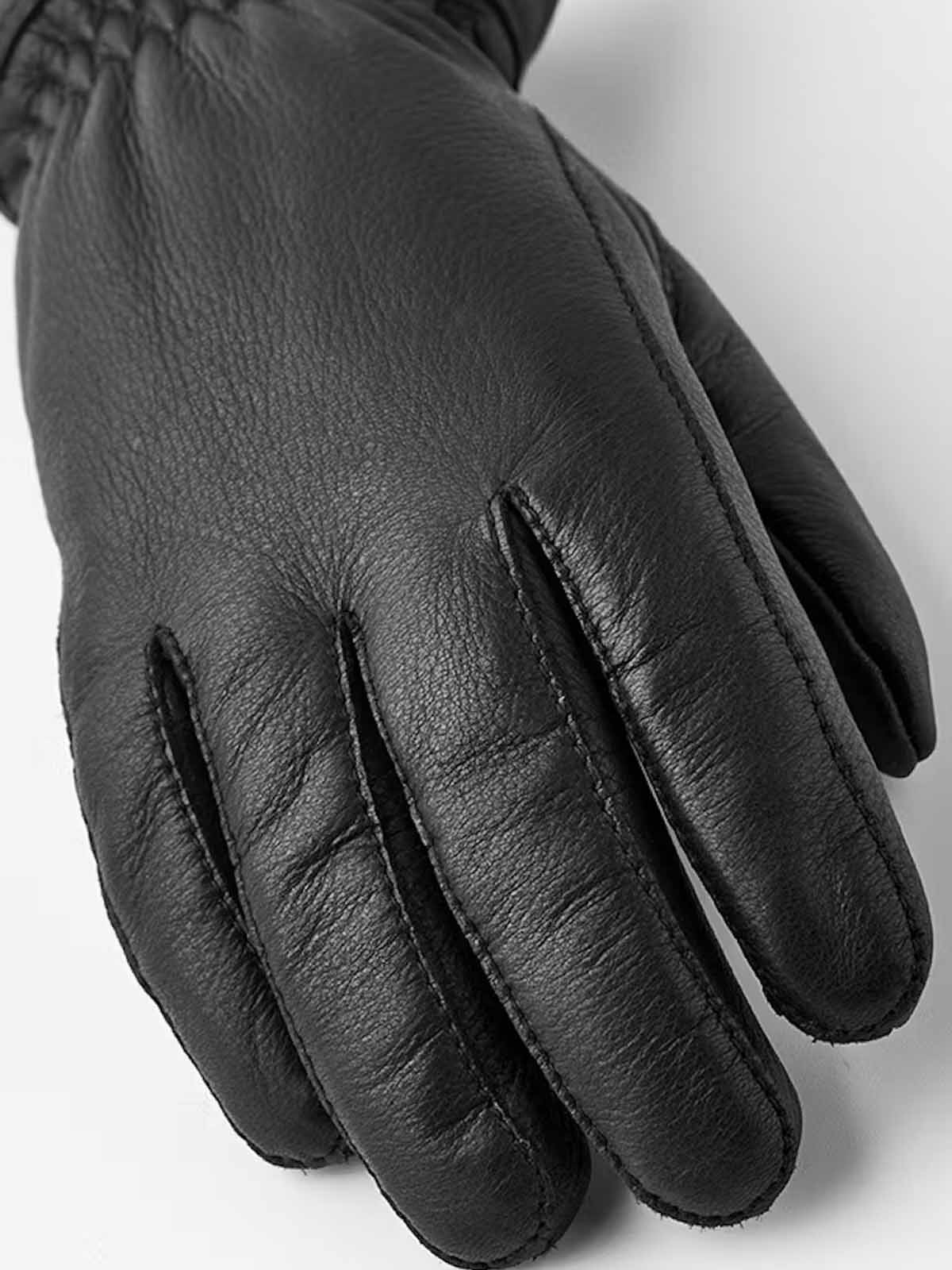 Hestra Gloves Women's Buvika Deerskin Black