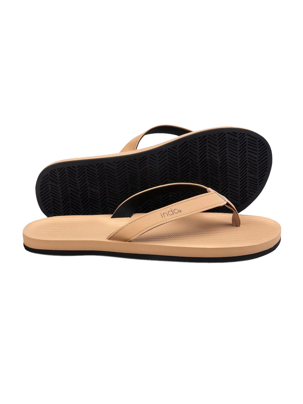 Indosole Mens ESSNTLS Flip Flops Soil Light