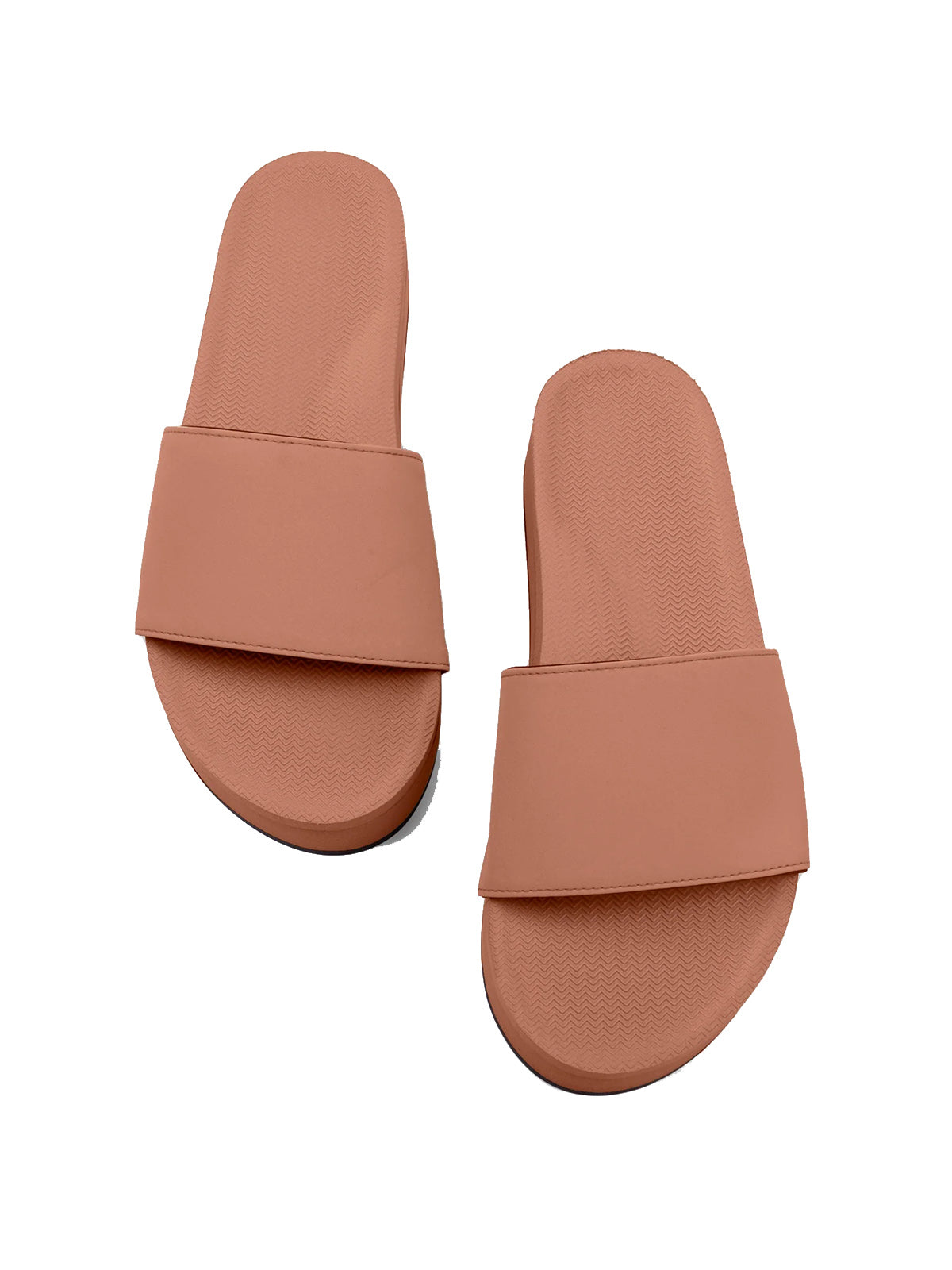 Indosole Womens Sandals Platform Slides Rust