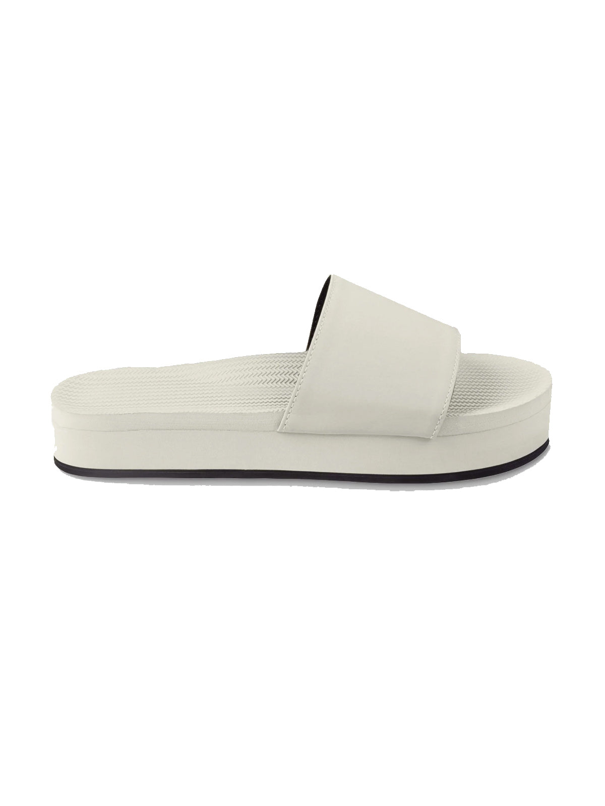 Indosole Womens Sandals Platform Slides Sea Salt
