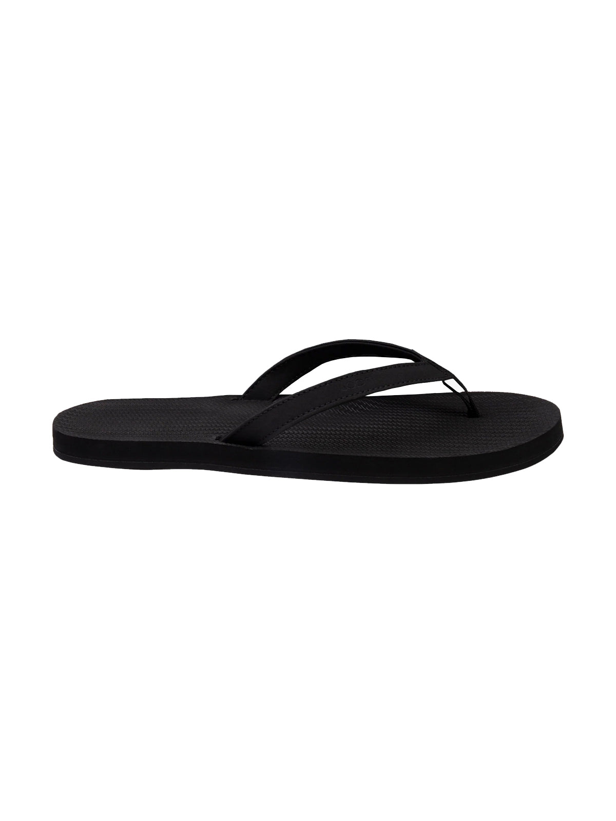 Indosole Womens ESSNTLS Flip Flops Black