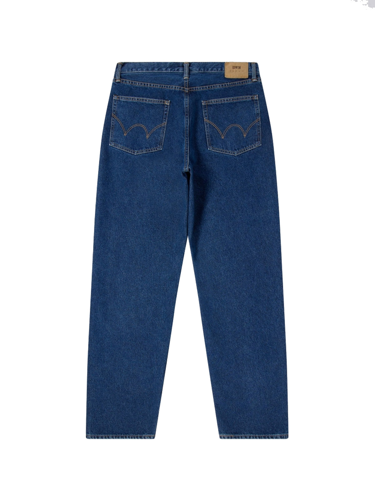 Edwin 12.5oz Kaihara Loose Fit Blue Mid Used L32