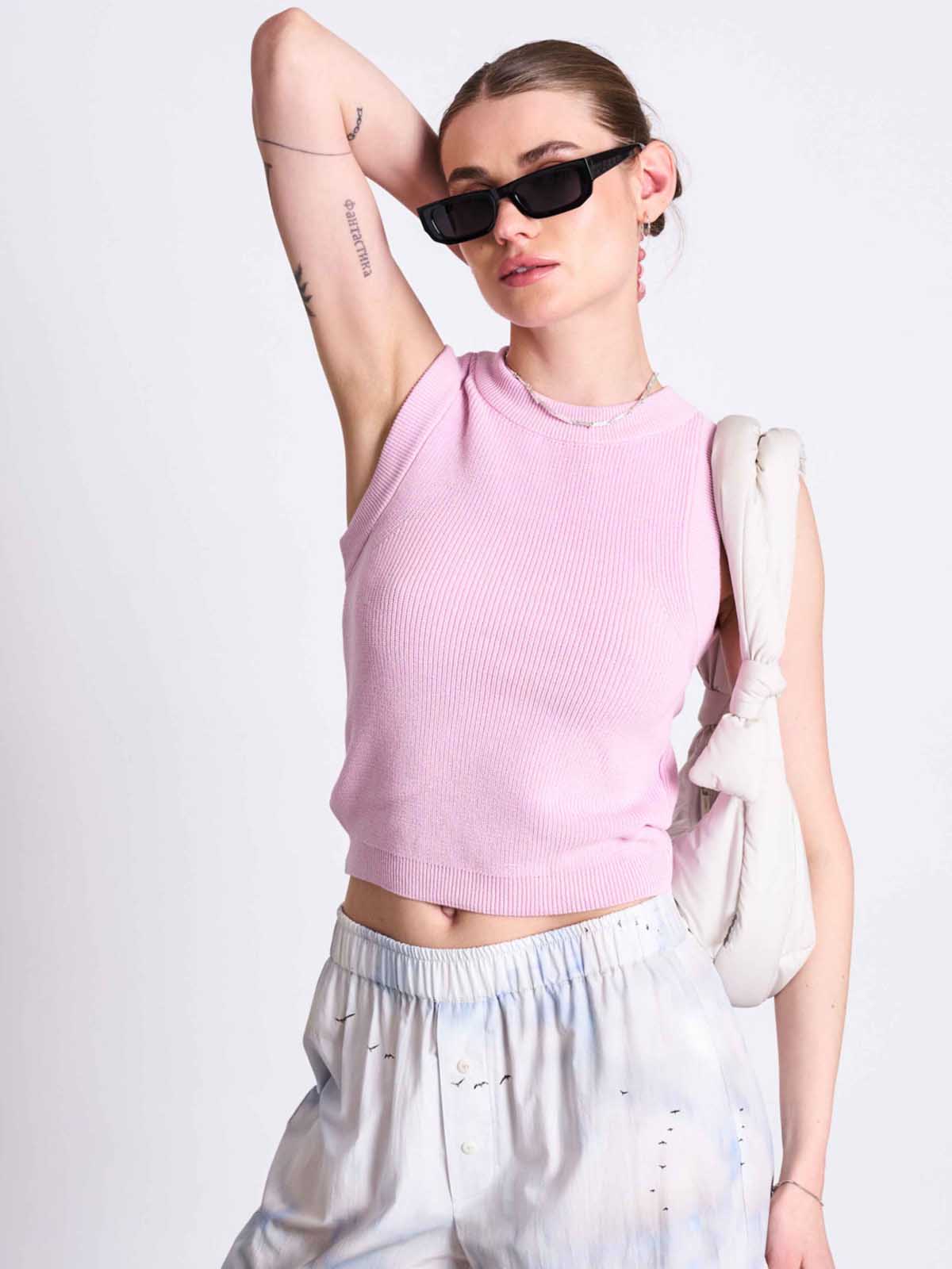 Jan 'n June Knit Top Garda Light Orchid