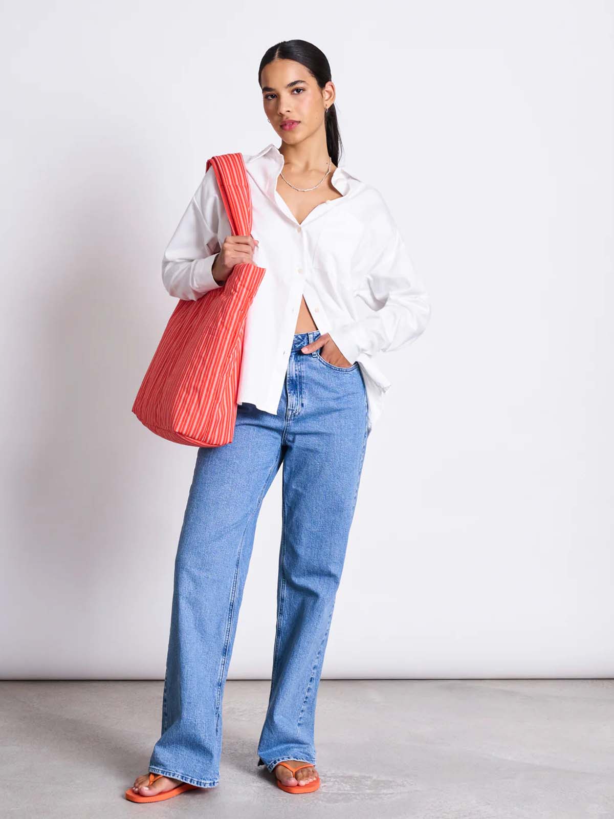 Jan 'n June Oversized Shirt Mamro White