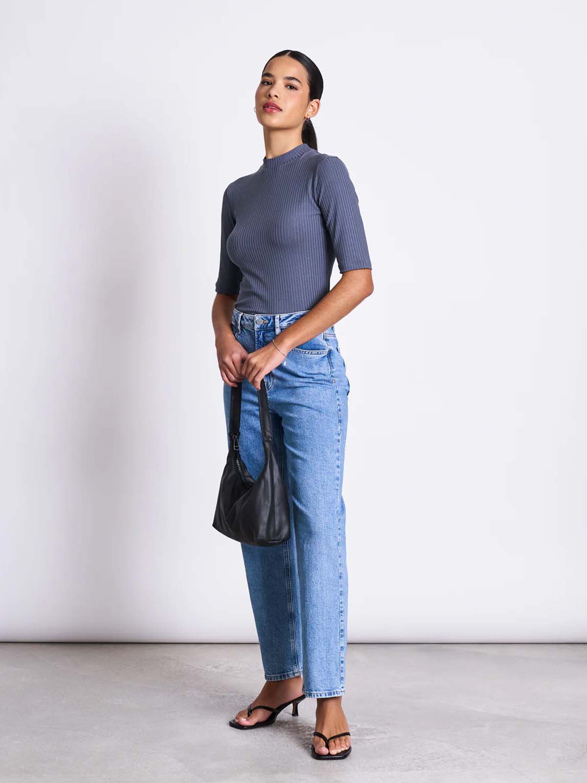 Jan 'n June Rib T-Shirt Nina Turbulence