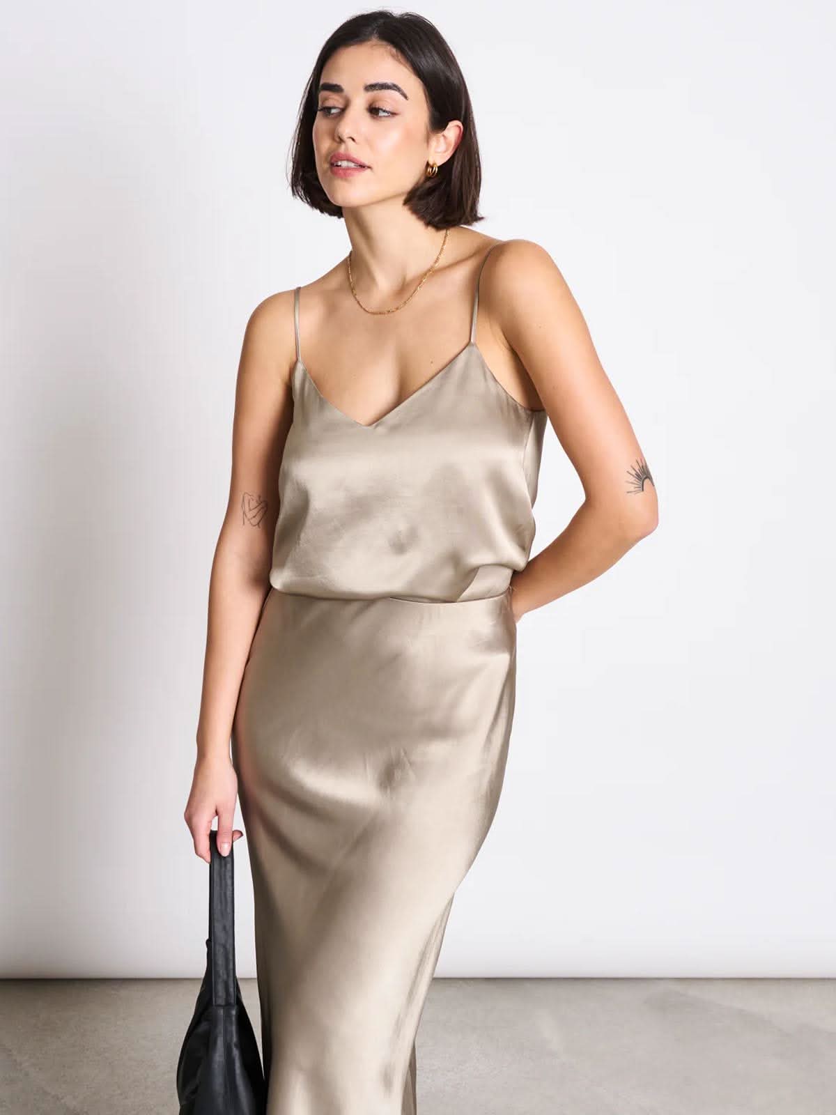 Jan 'n June Top Maude Silver Grey