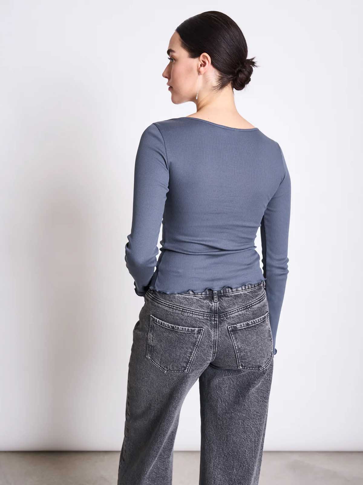 Jan 'n June Aversa Minirib Longsleeve Turbulence