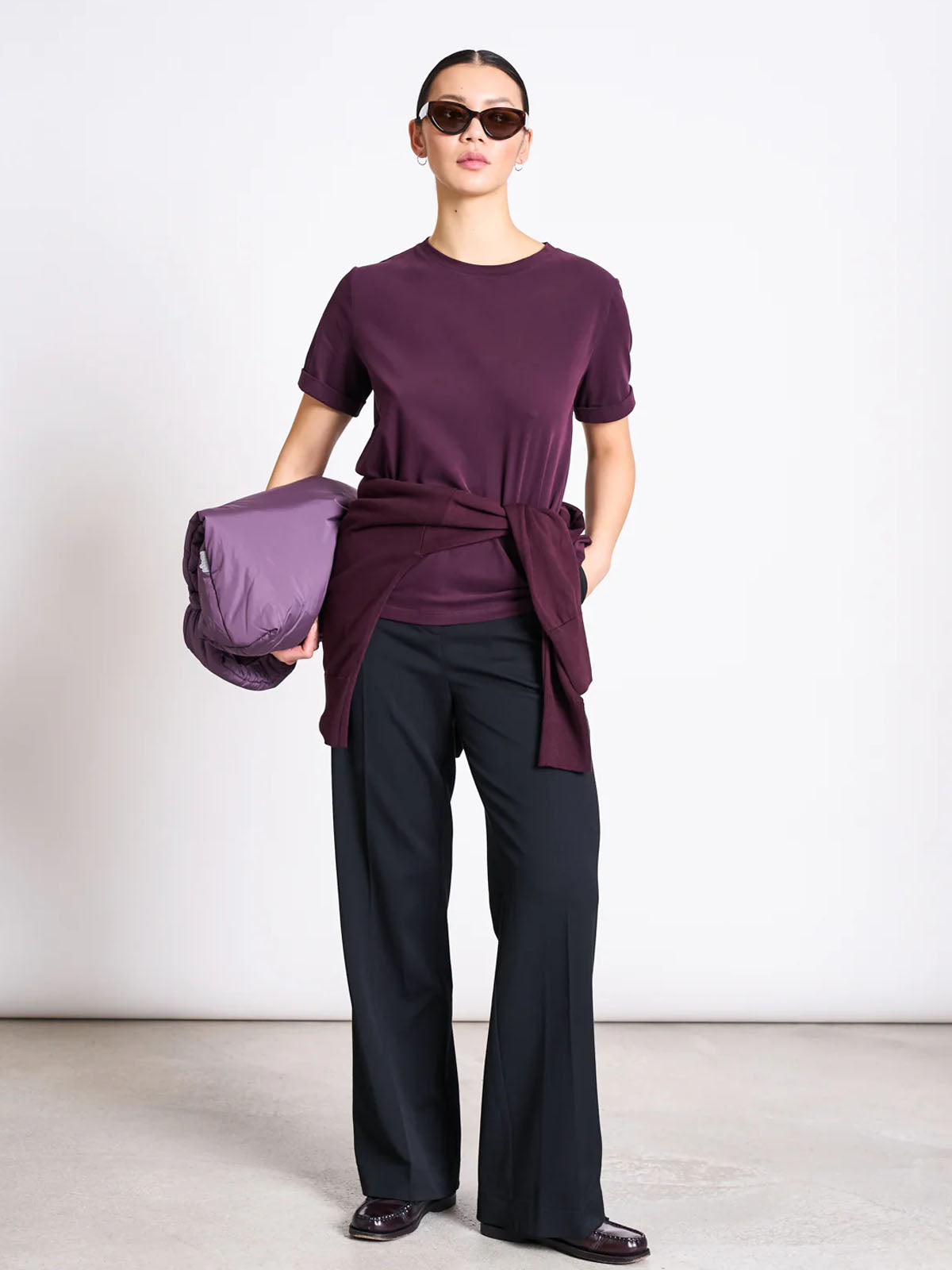 Jan 'n June Brushed T-Shirt Boy Cherry Lacquer