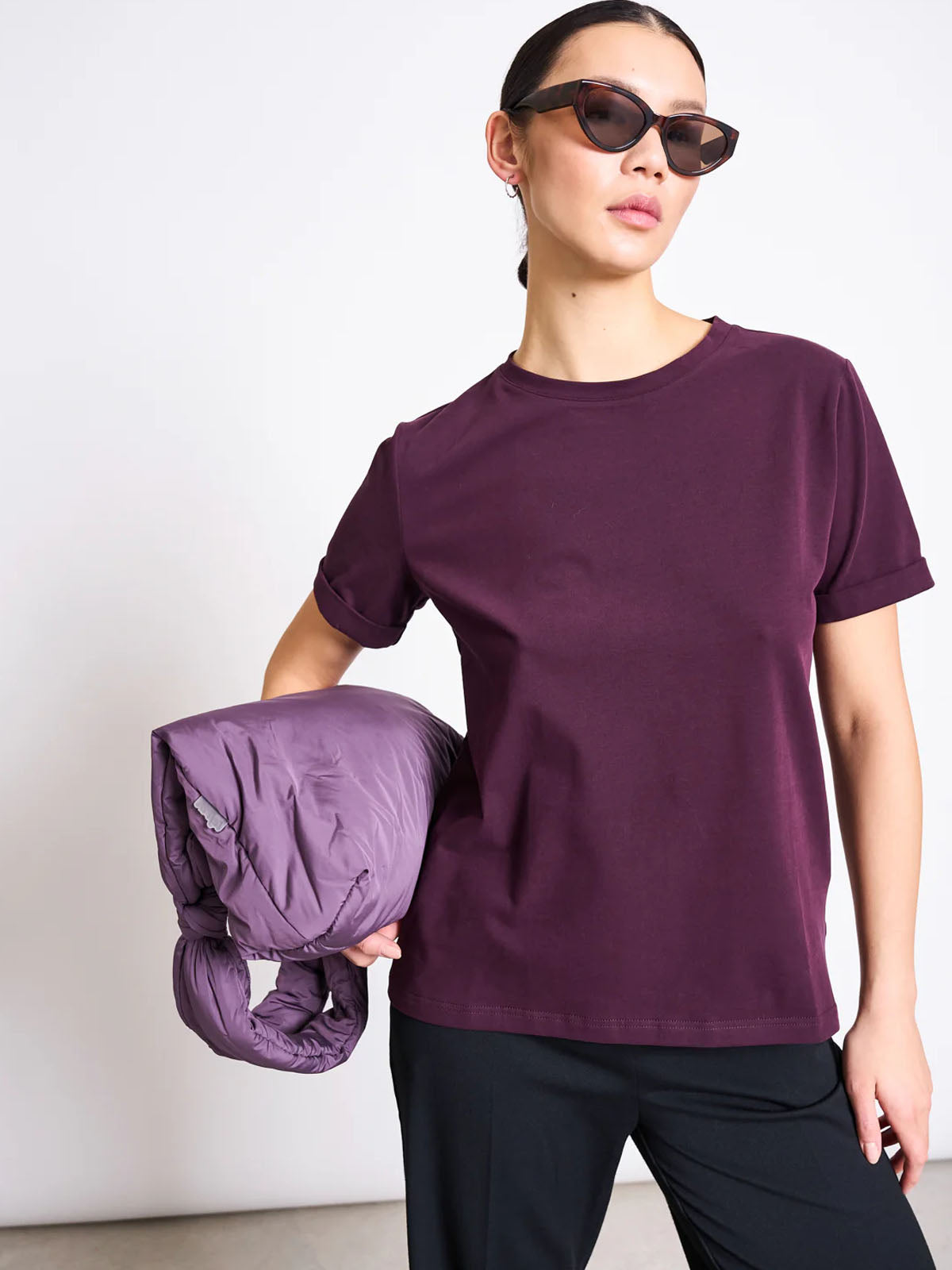 Jan 'n June Brushed T-Shirt Boy Cherry Lacquer