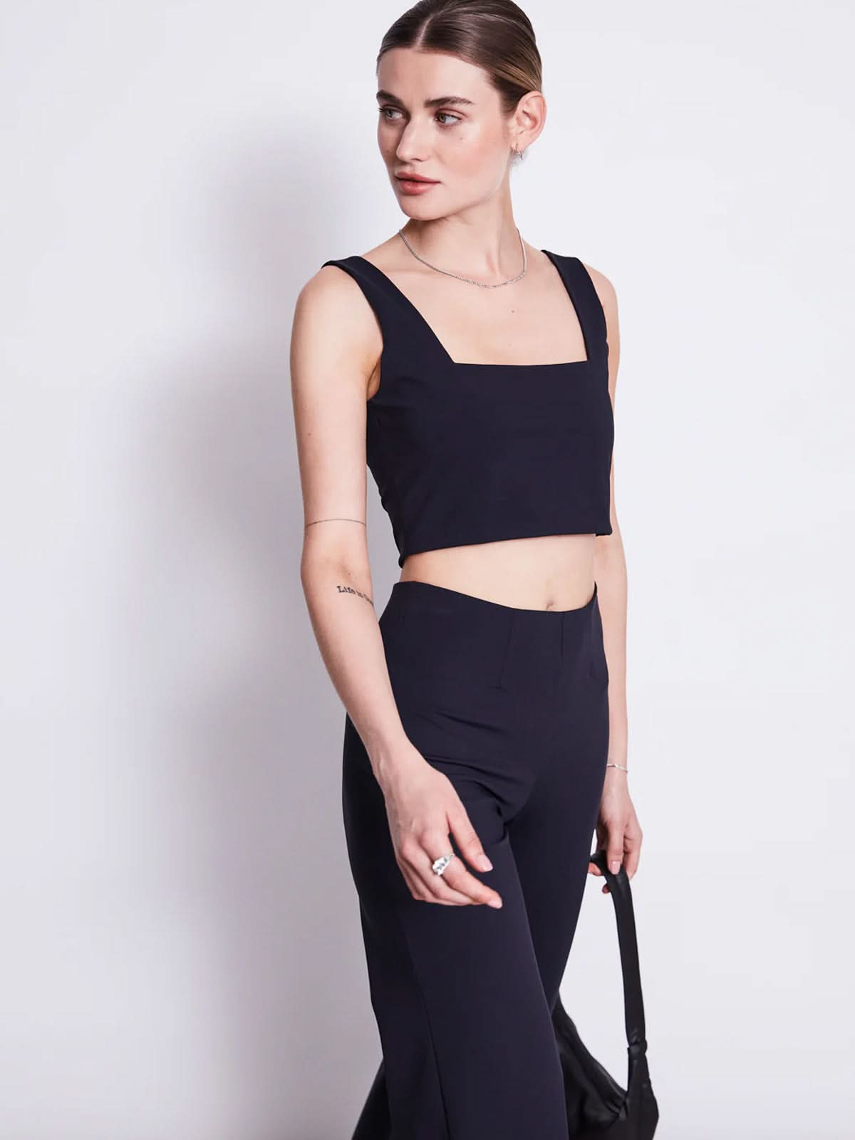 Jan 'n June Cancun Crop Top Black