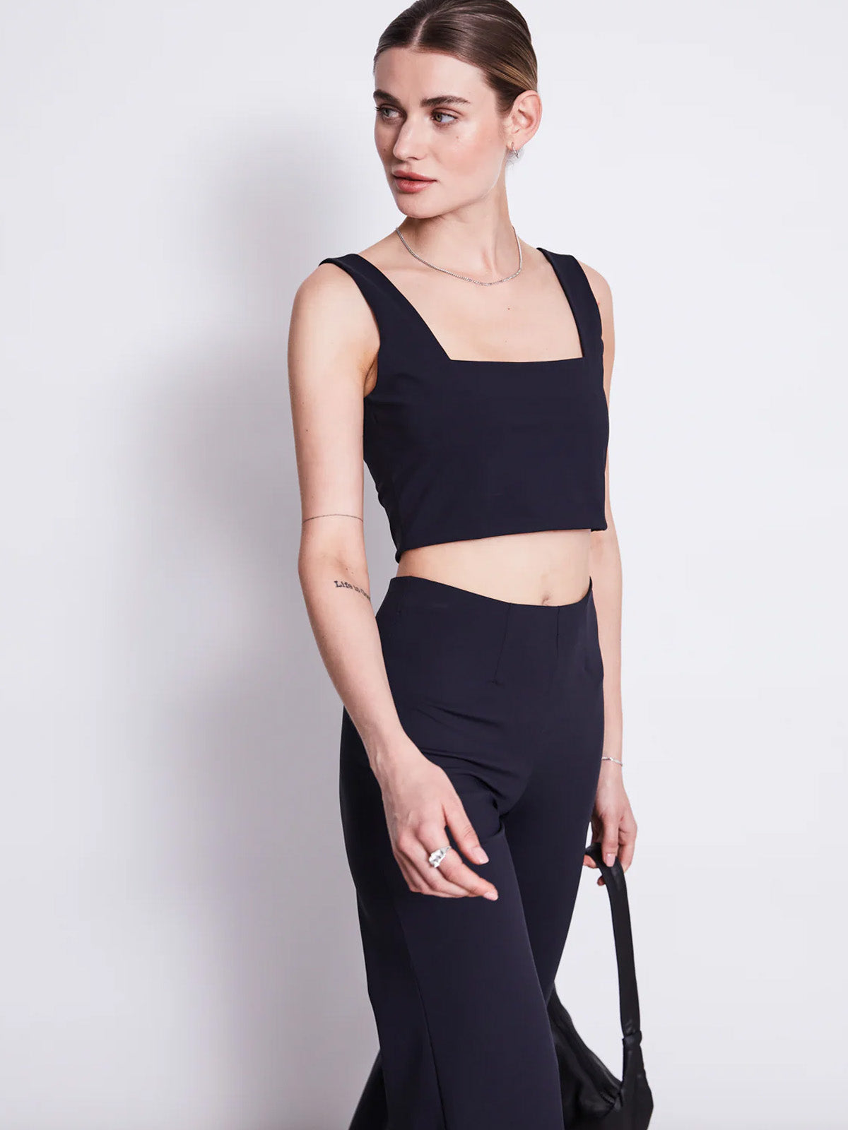 Jan 'n June Cancun Crop Top Black