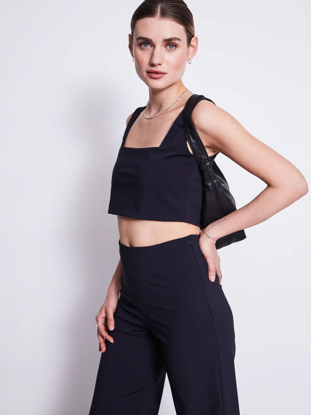 Jan 'n June Cancun Crop Top Black