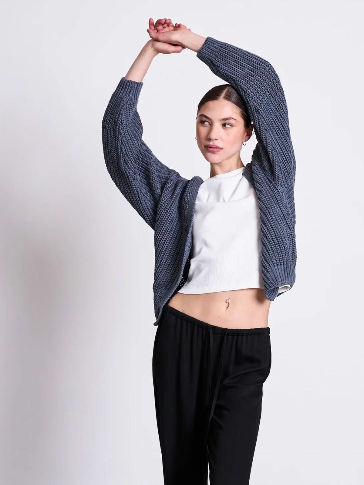 Jan 'n June Chunky Cardigan Lena Turbulence