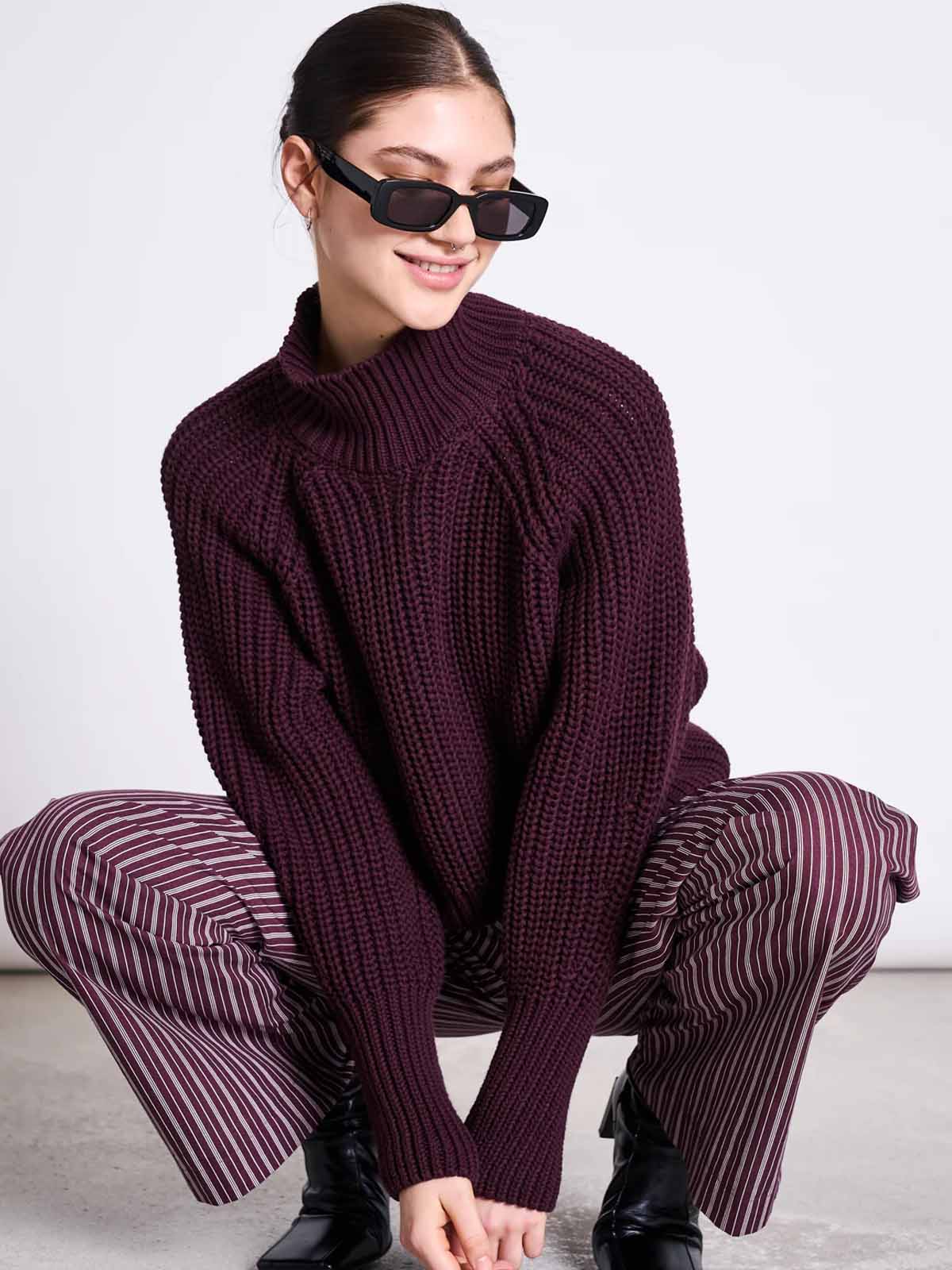 Jan 'n June Jumper Ola Cherry Lacquer