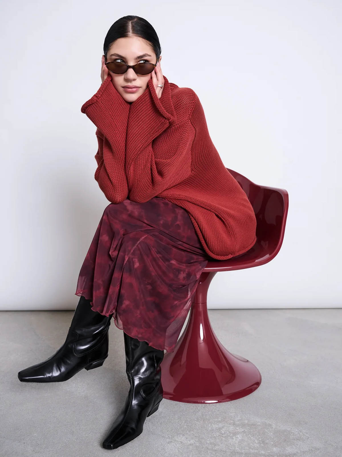 Jan 'n June Jumper Sona Mid Red