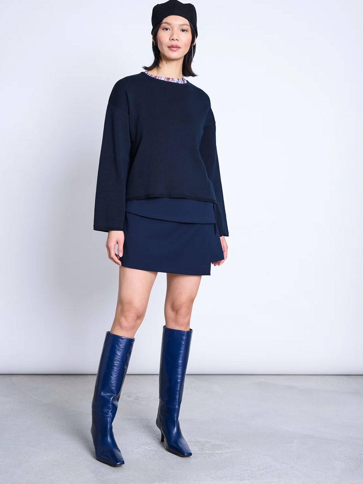 Jan 'n June Light Knit Jumper Williamsburg Nightfall