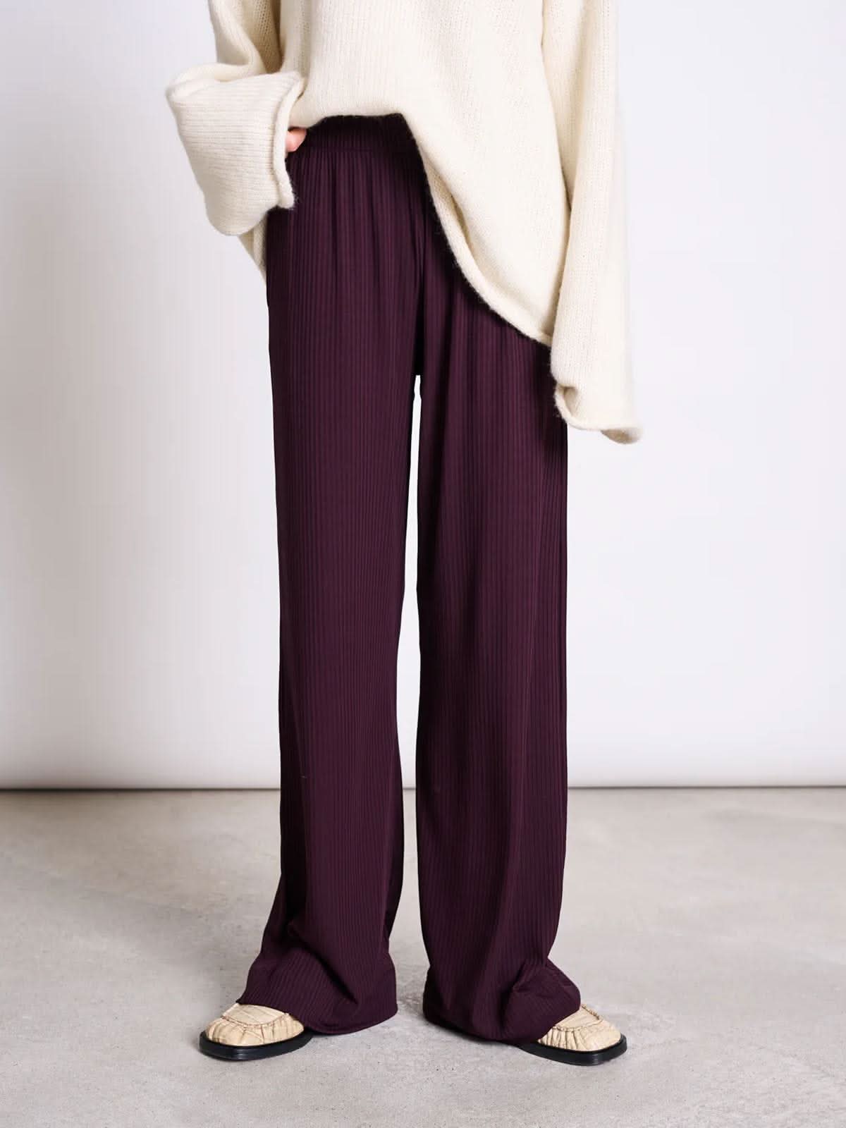 Jan 'n June Lyocell Pants Smilla Cherry Lacquer