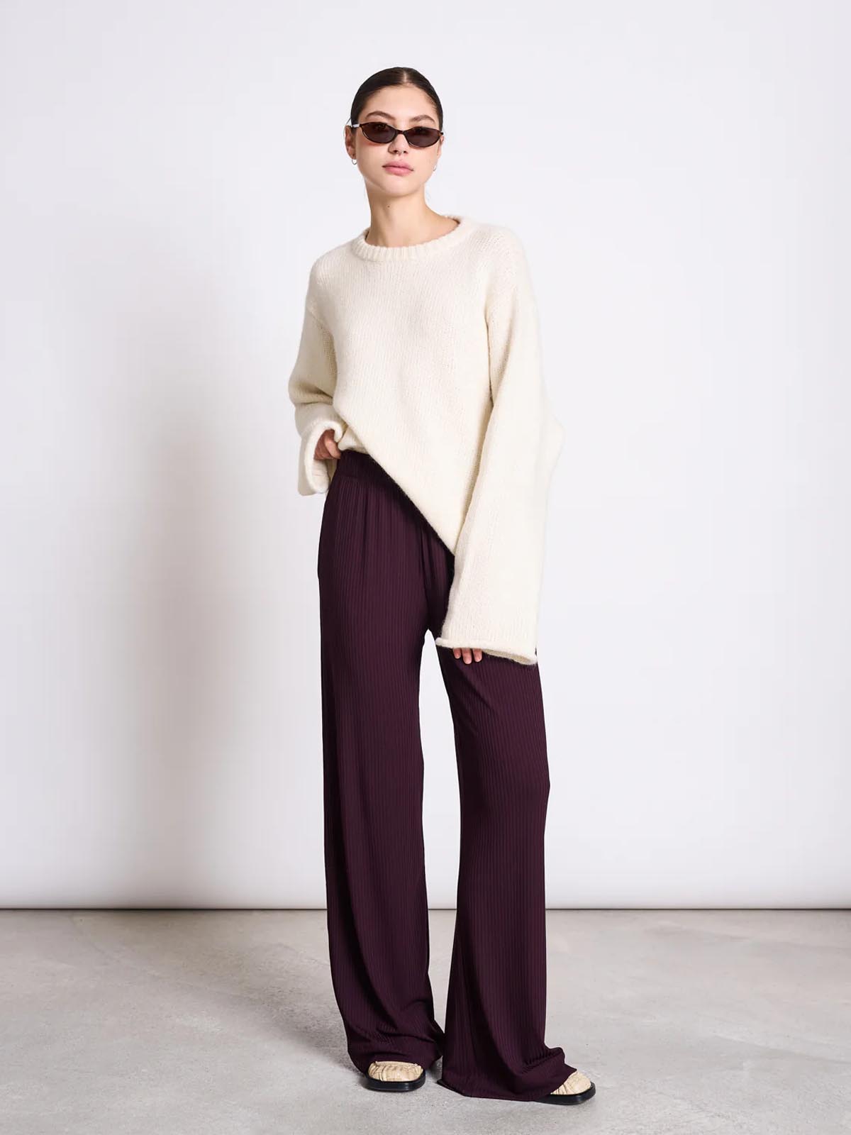 Jan 'n June Lyocell Pants Smilla Cherry Lacquer