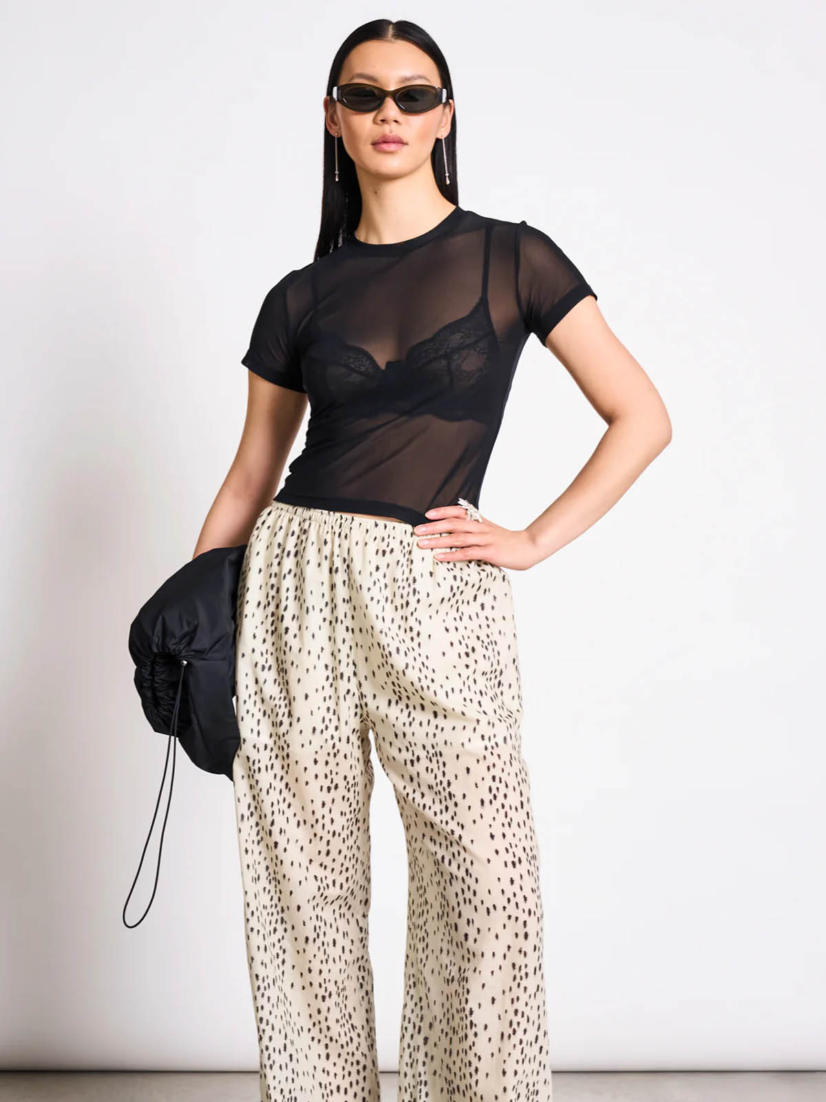 Jan 'n June Mesh T-Shirt Evie Black