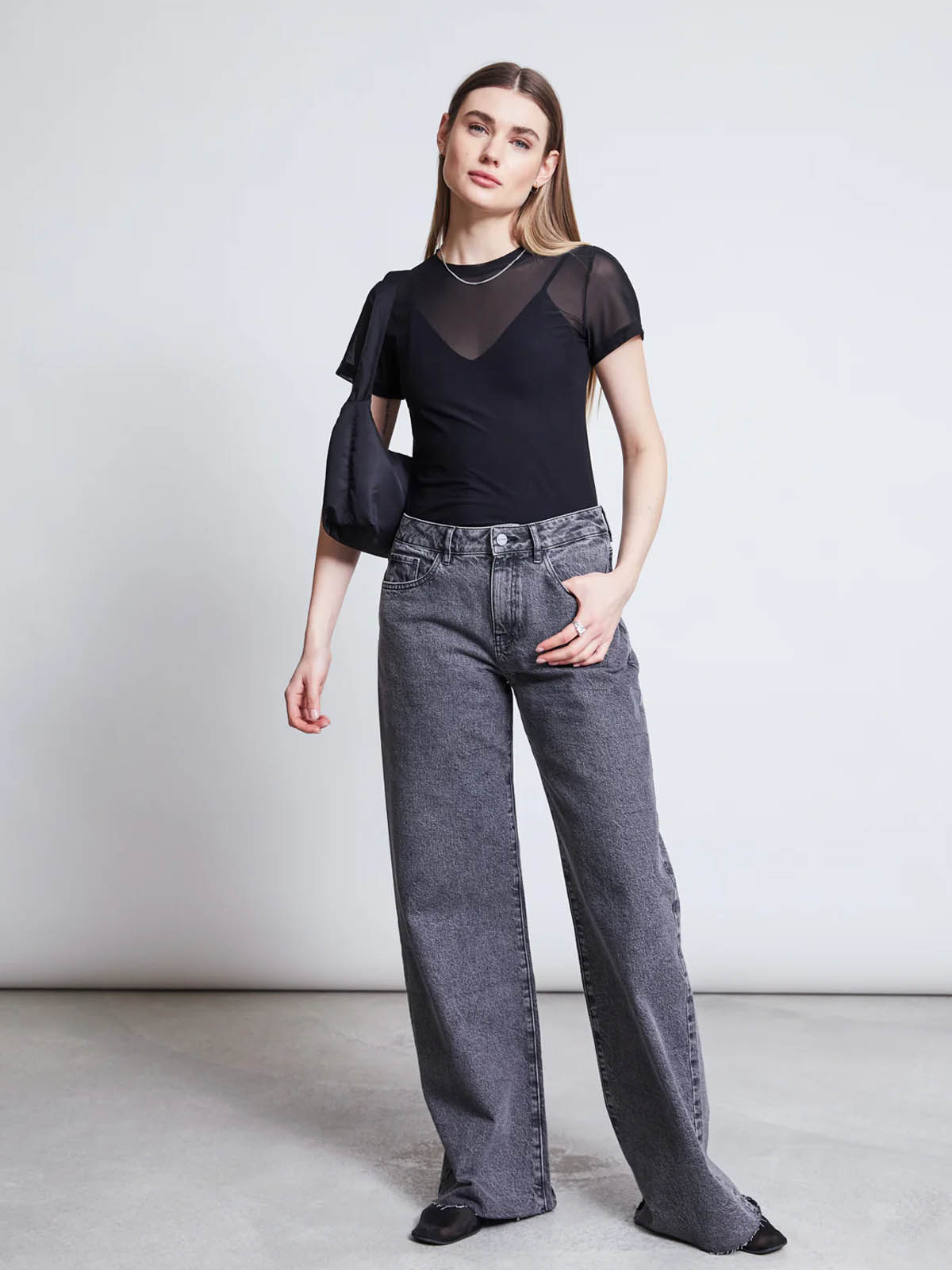 Jan 'n June Mesh T-Shirt Evie Black