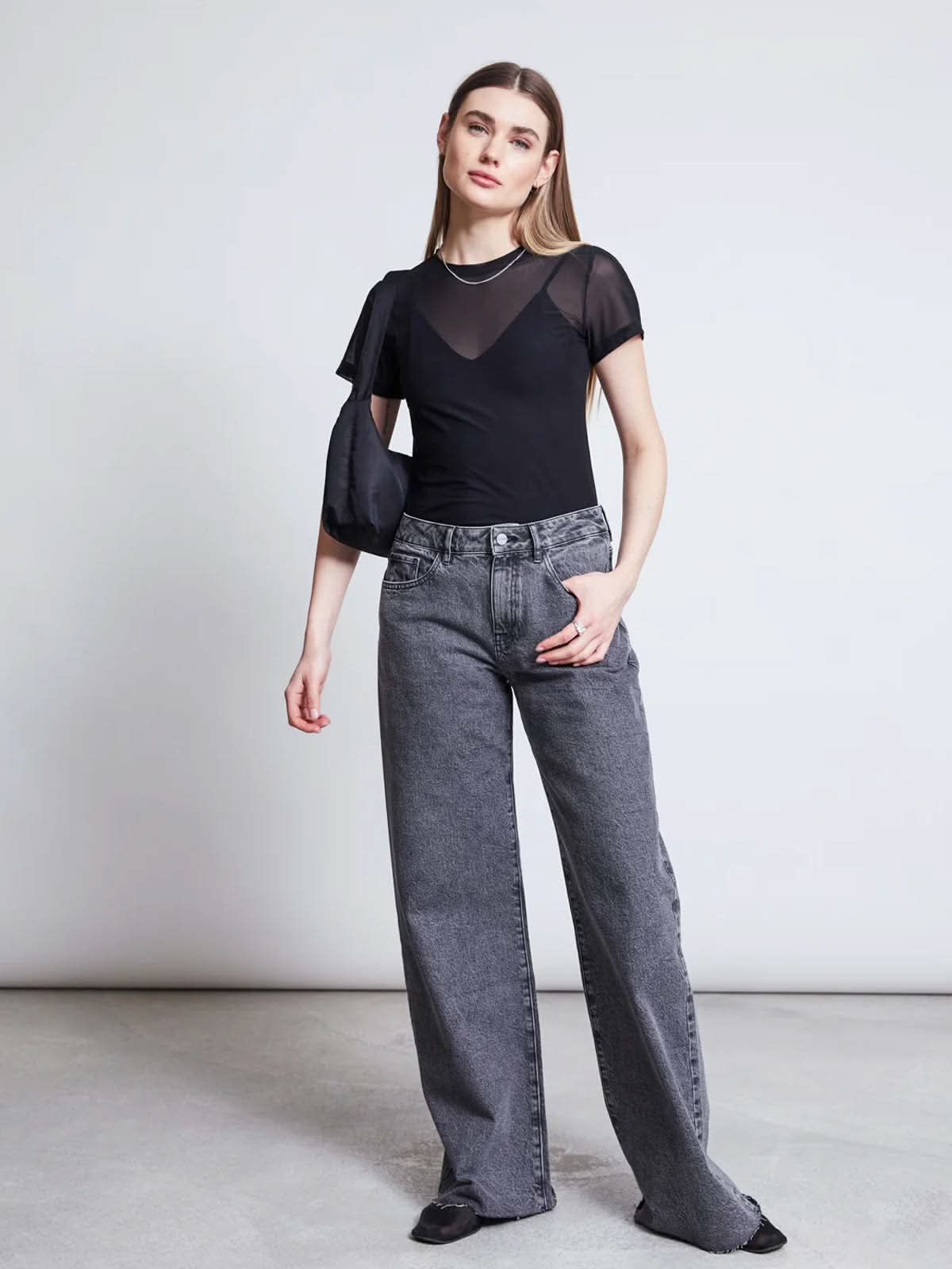Jan 'n June Mesh T-Shirt Evie Black