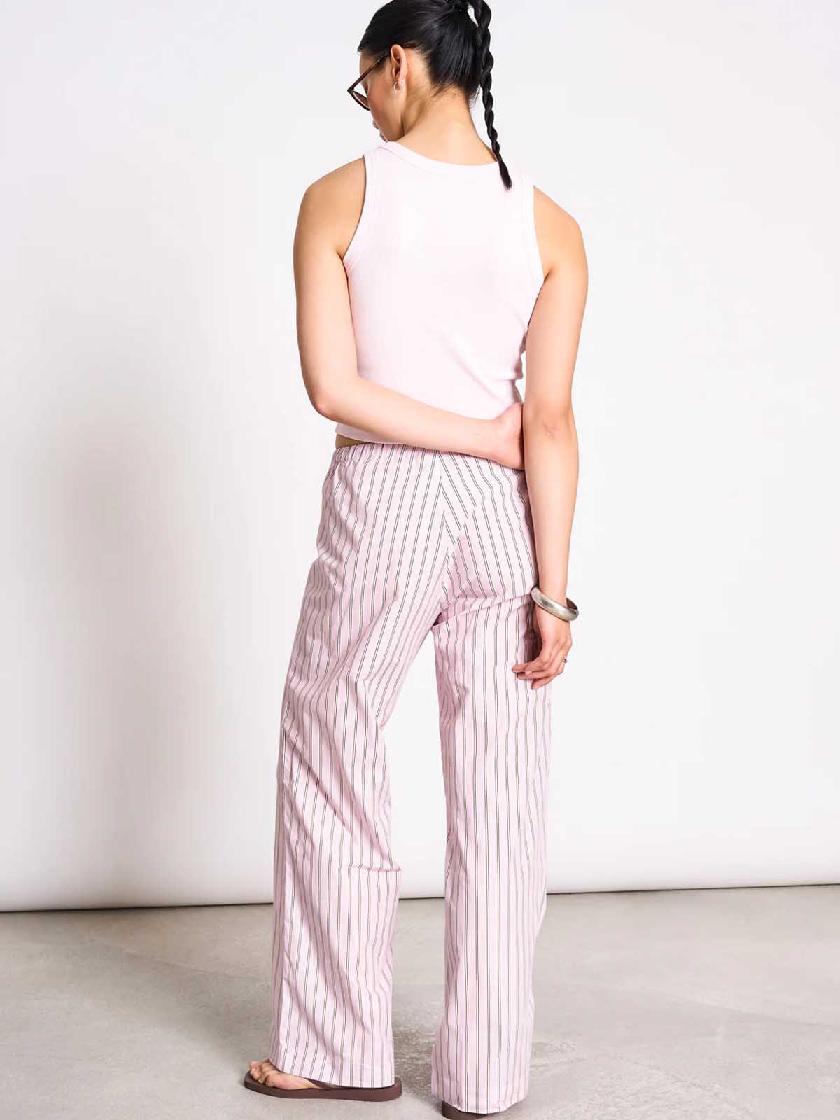 Jan 'n June Mid Rise Loose Pants Cetos Light Orchid