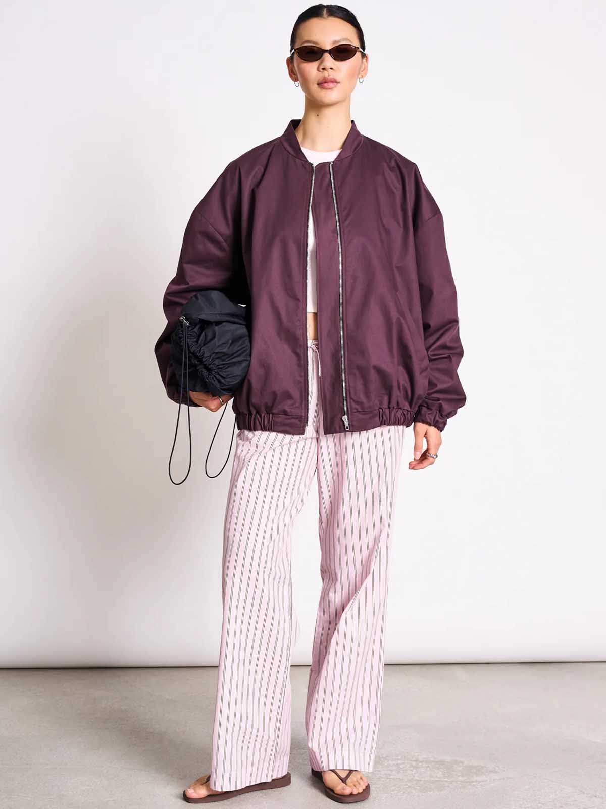 Jan 'n June Mid Rise Loose Pants Cetos Light Orchid