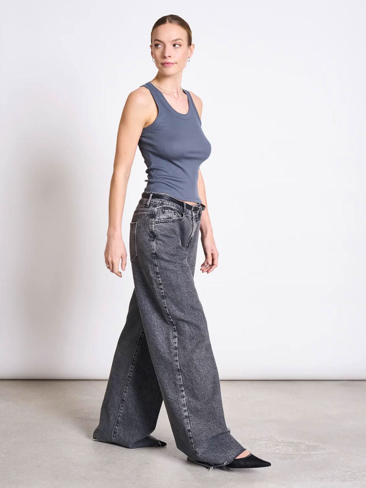 Jan 'n June Minirib Tank Top Amager Turbulence