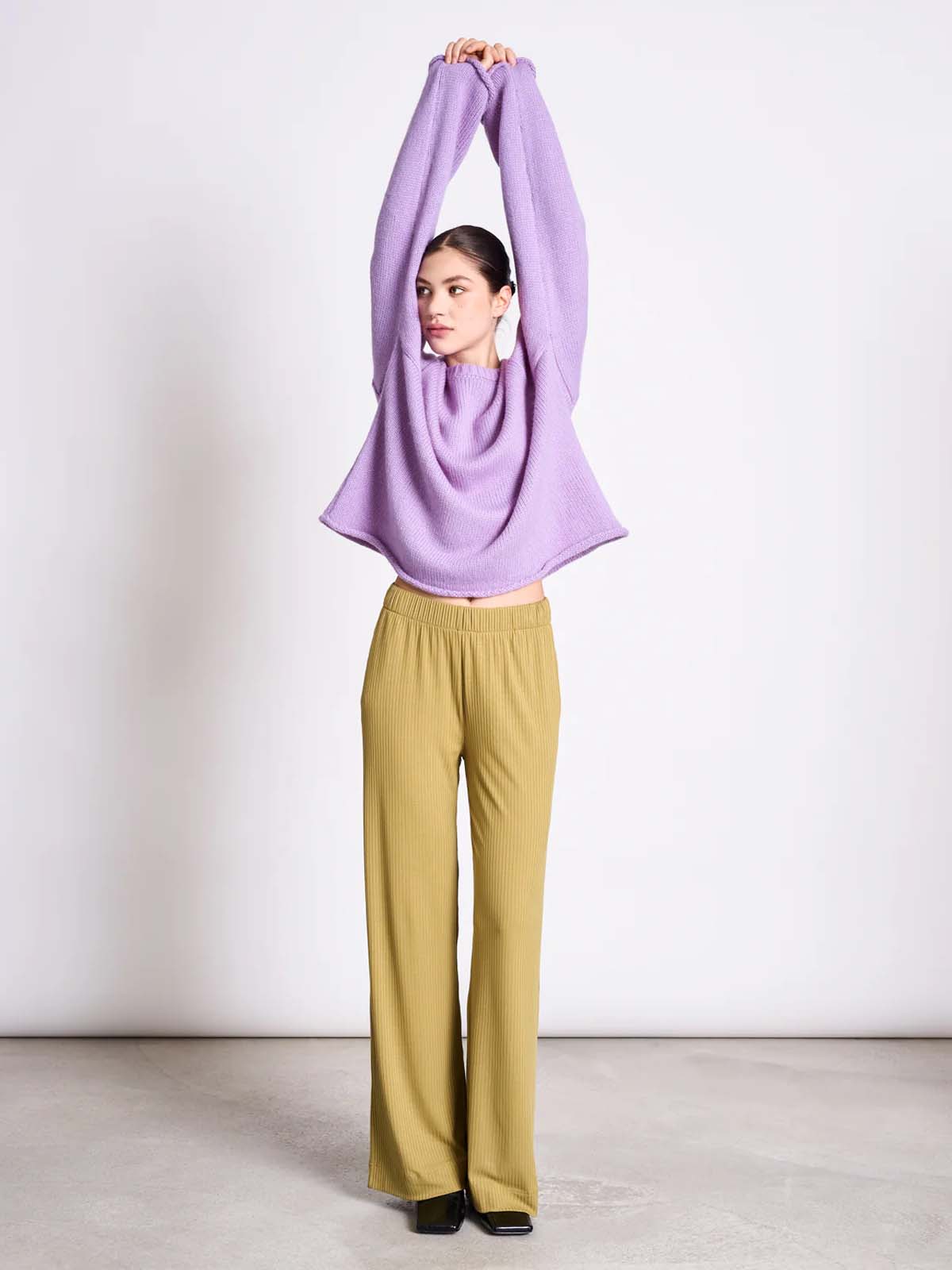 Jan 'n June Oversized Alpaka Mix Jumper Sona Lavender
