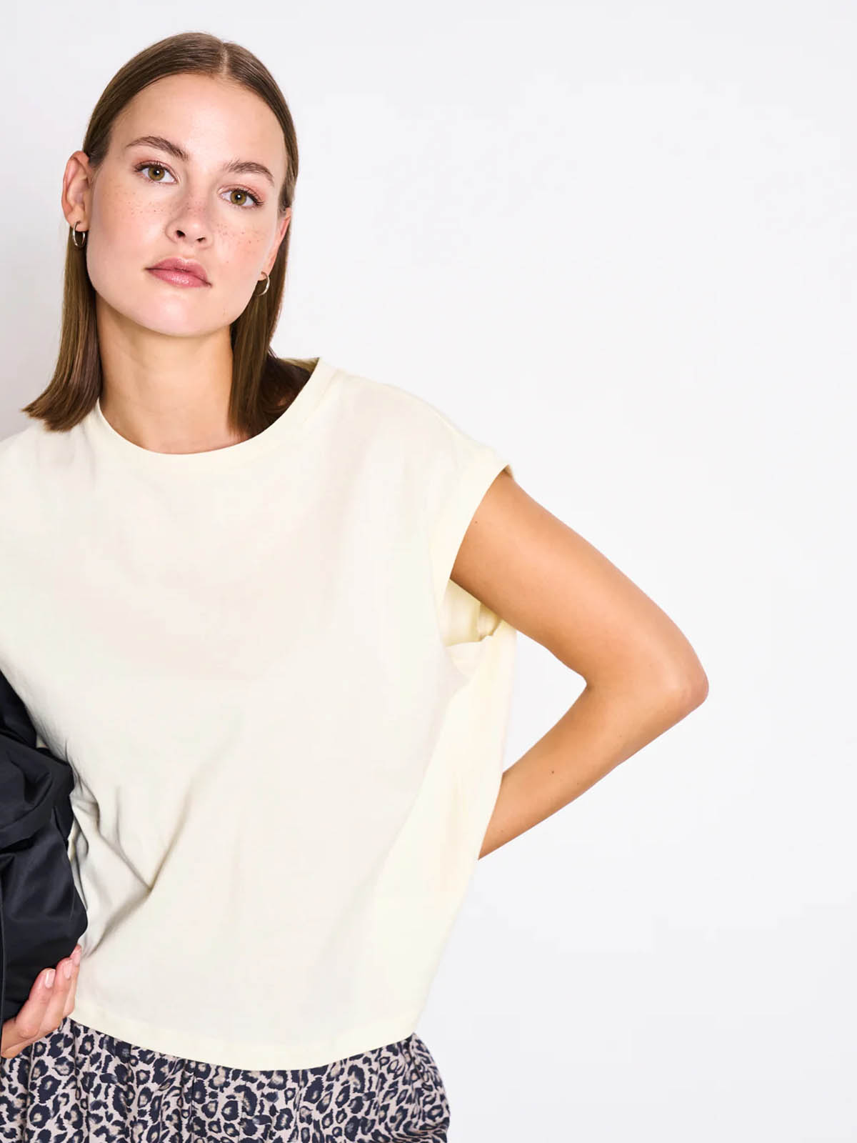 Jan 'n June Shirt Ovar Buttermilk
