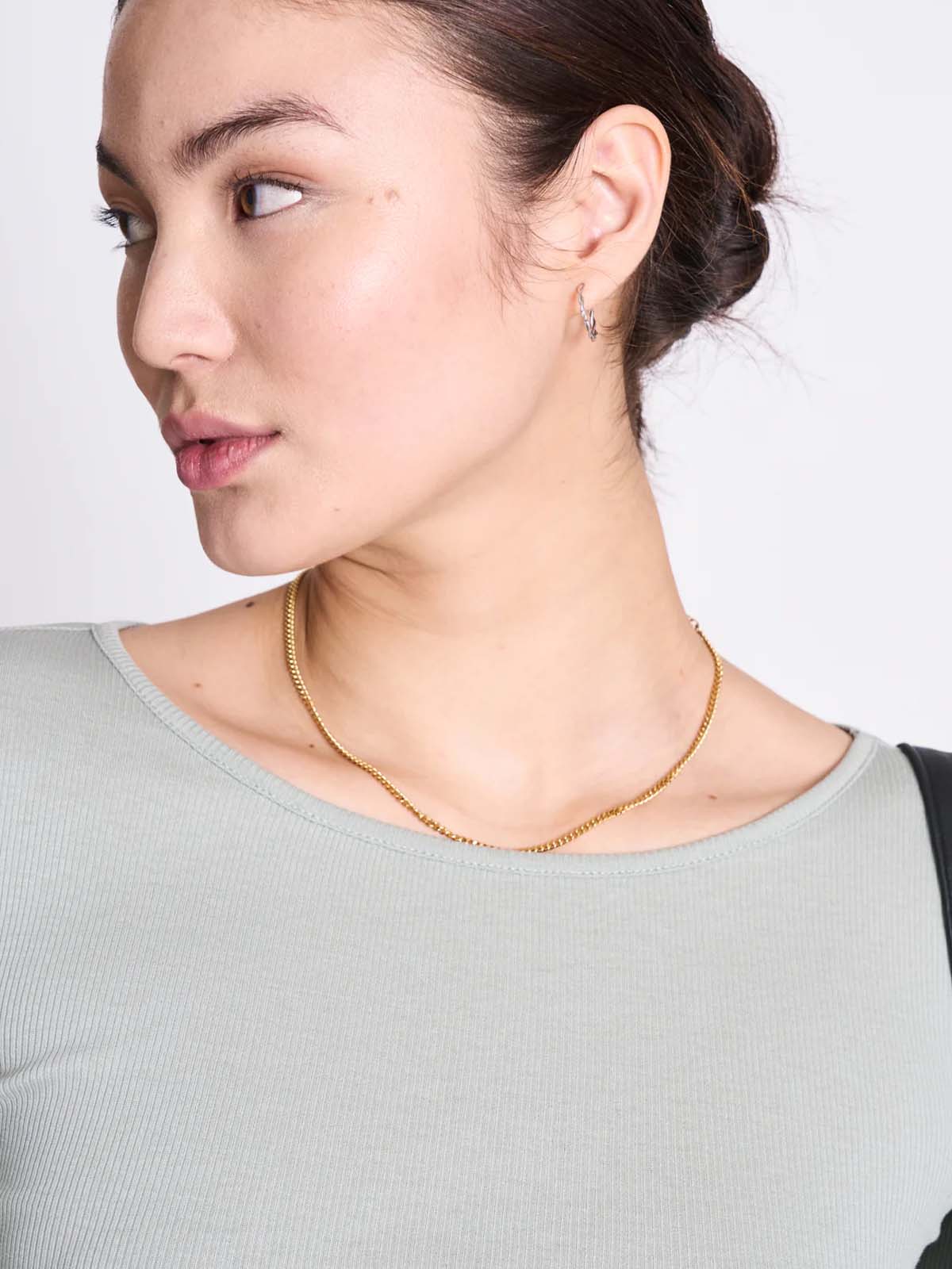 Jan 'n June Aversa Minirib Longsleeve Muted Sea Spray