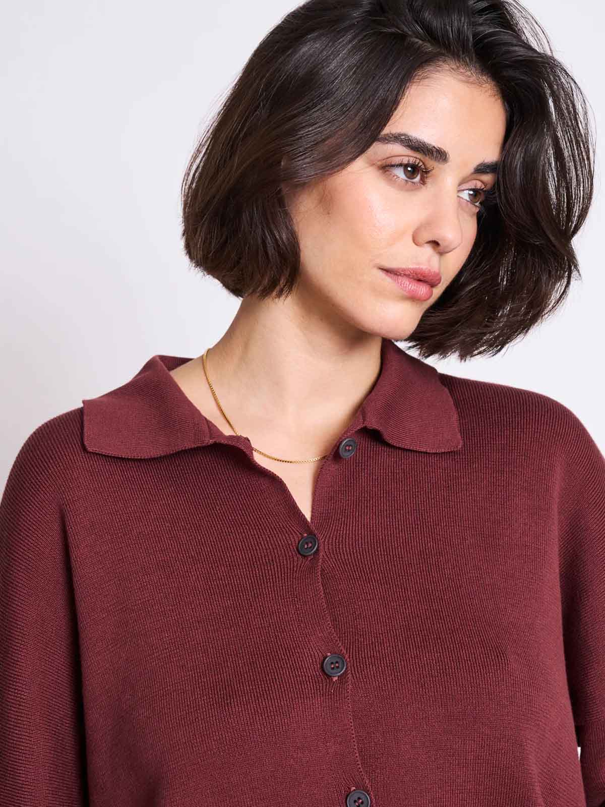 Jan 'n June Cardigan Anjo Intense Rust