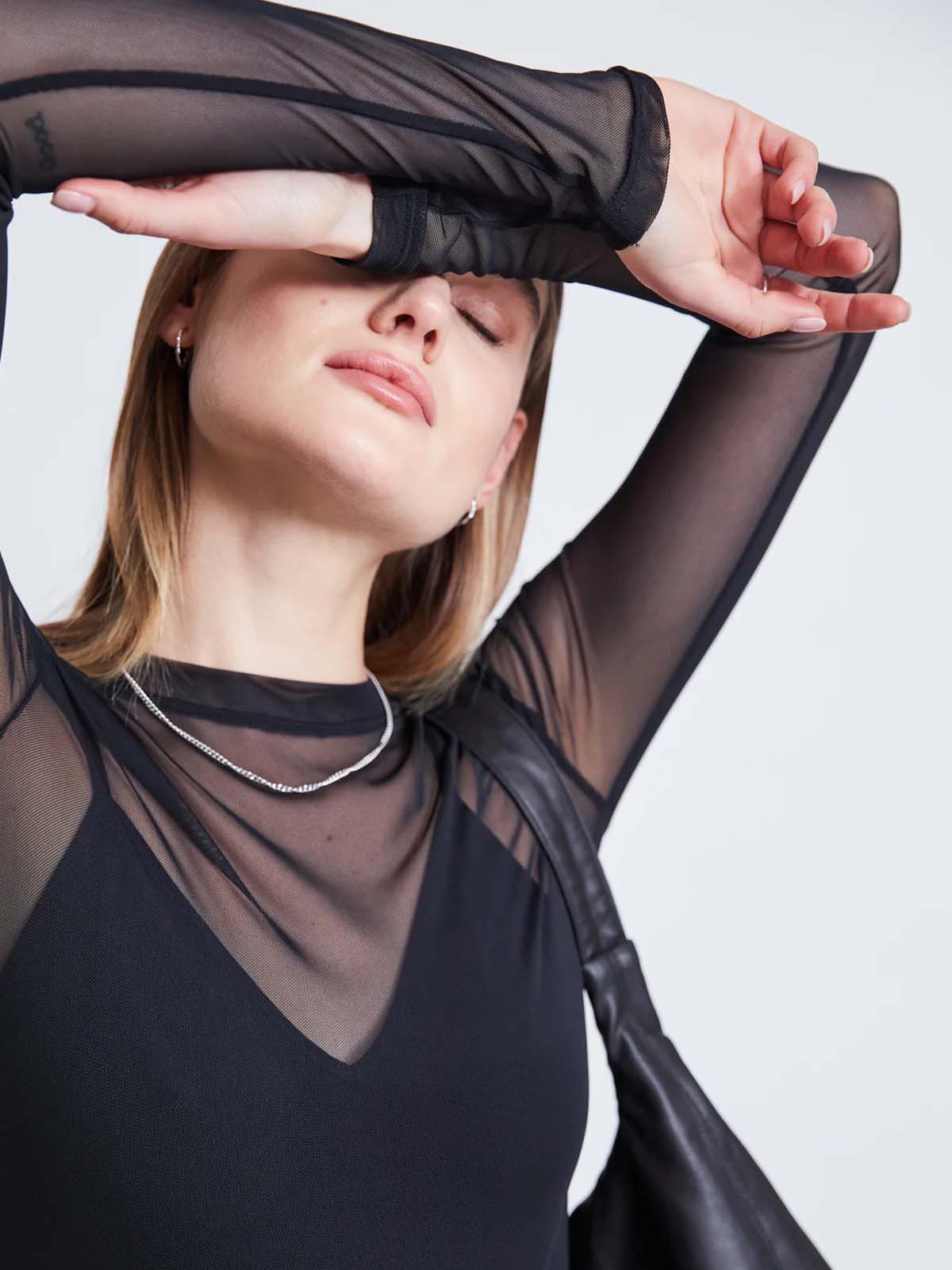 Jan 'n June Dora Mesh Longsleeve Black