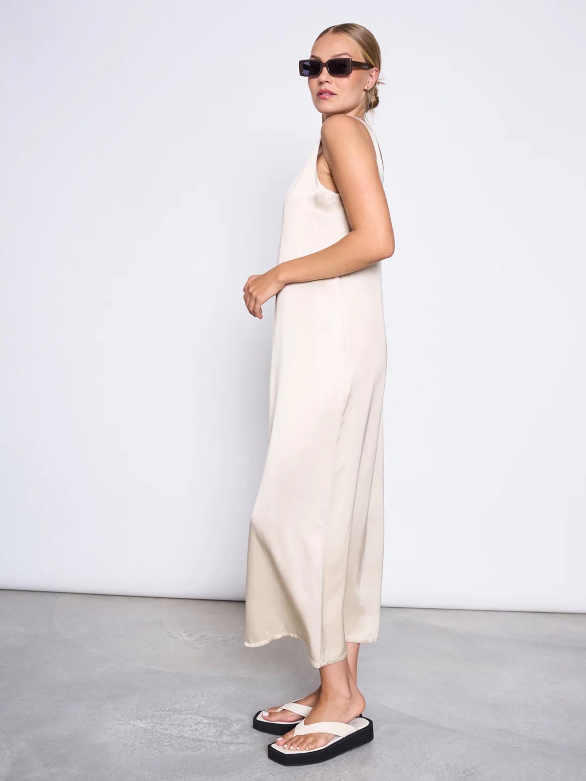 Jan 'n June Maxi Dress Benvie Ivory