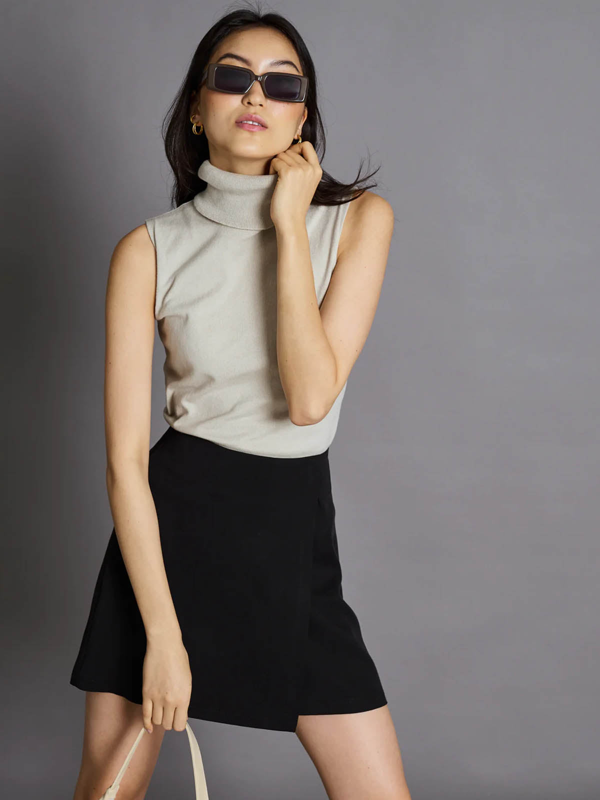 Jan 'n June Mini Skirt Filia Black