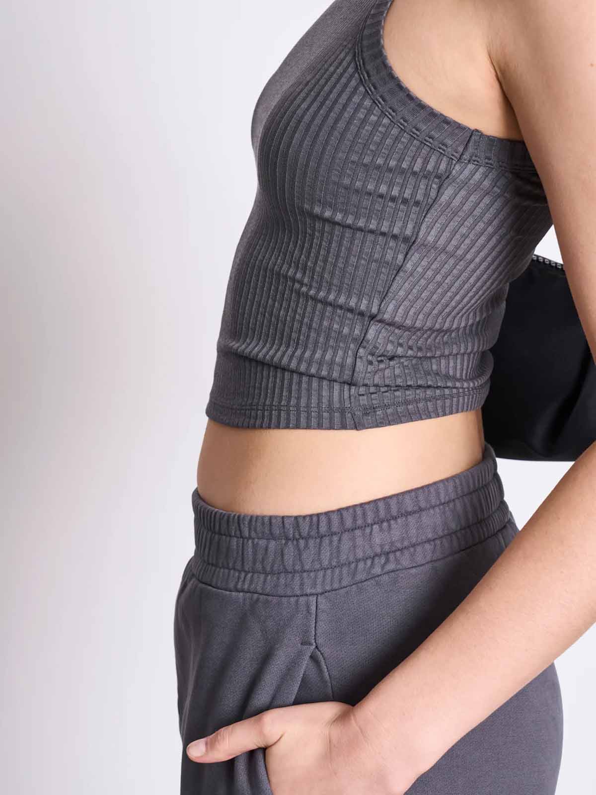 Jan 'n June Porto Tank Top Dark Grey