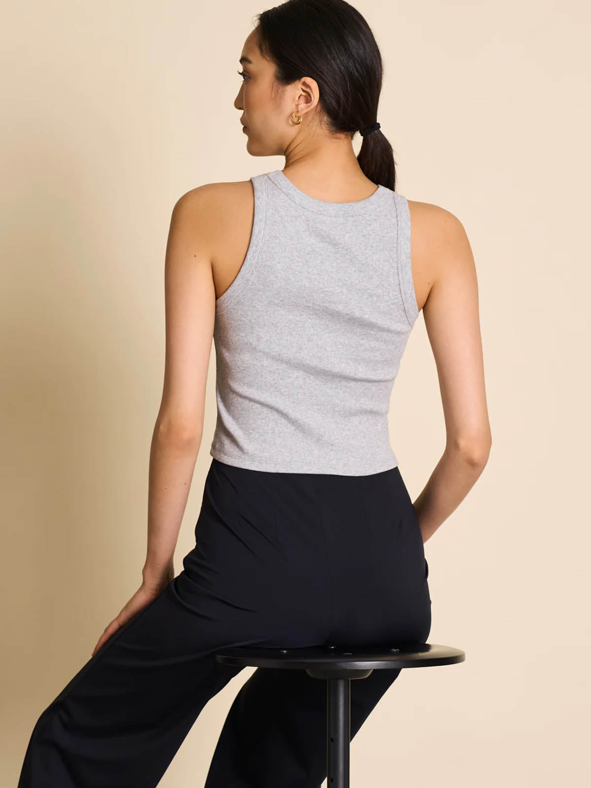 Jan 'n June Porto Tank Top Light Grey