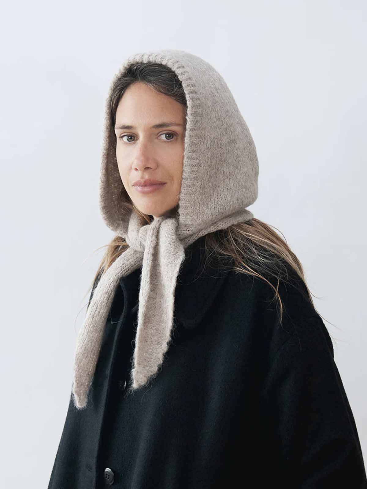 Jungle Folk Capucha Scarf Greige