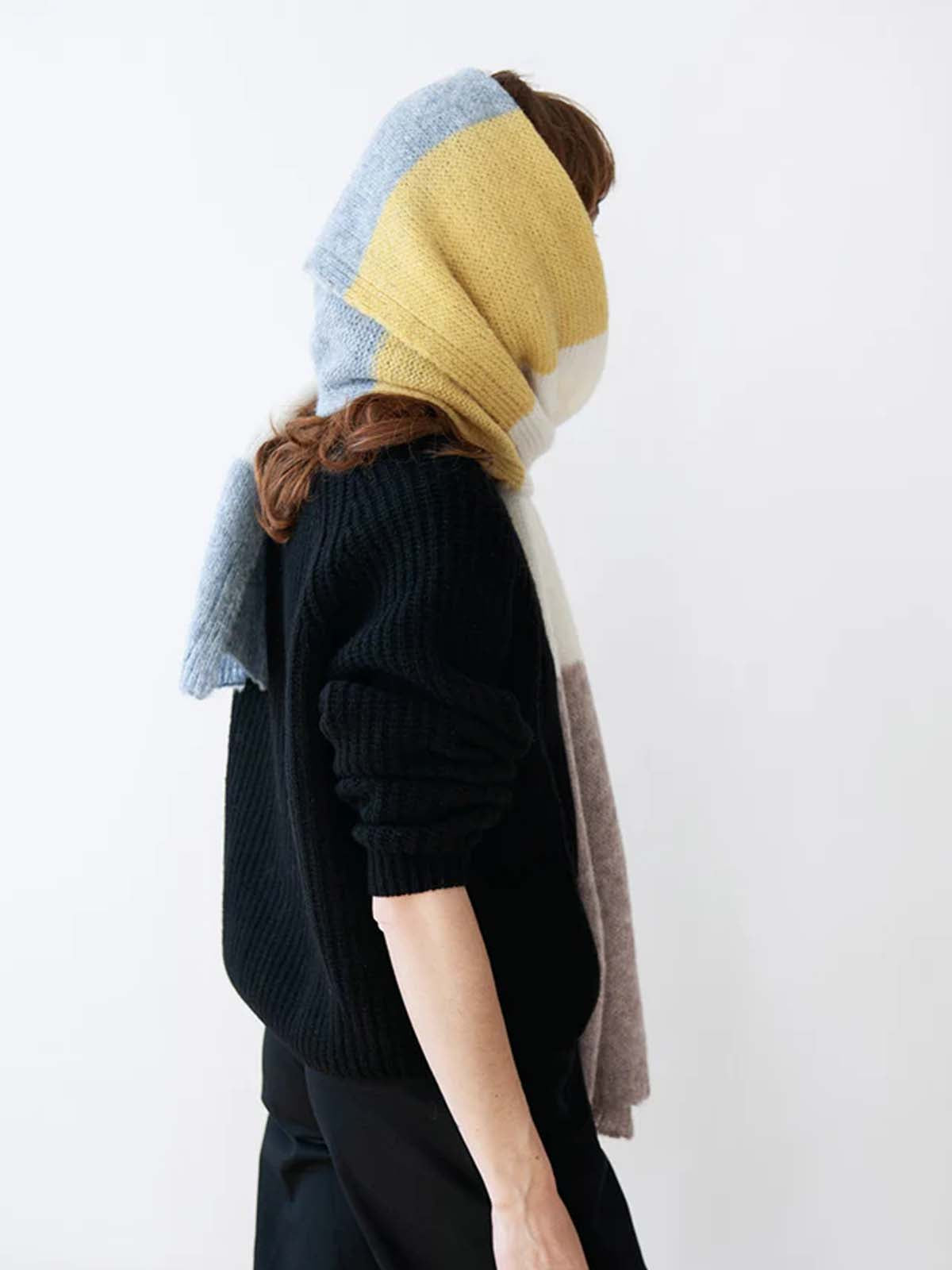 Jungle Folk Delta Scarf Sky & Sun