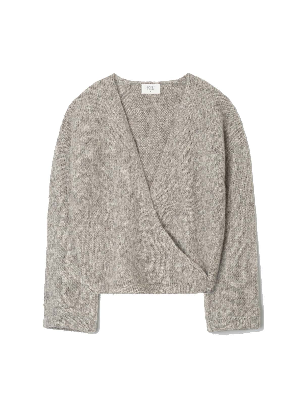 Jungle Folk Lumi Wrap Cardigan Light Grey