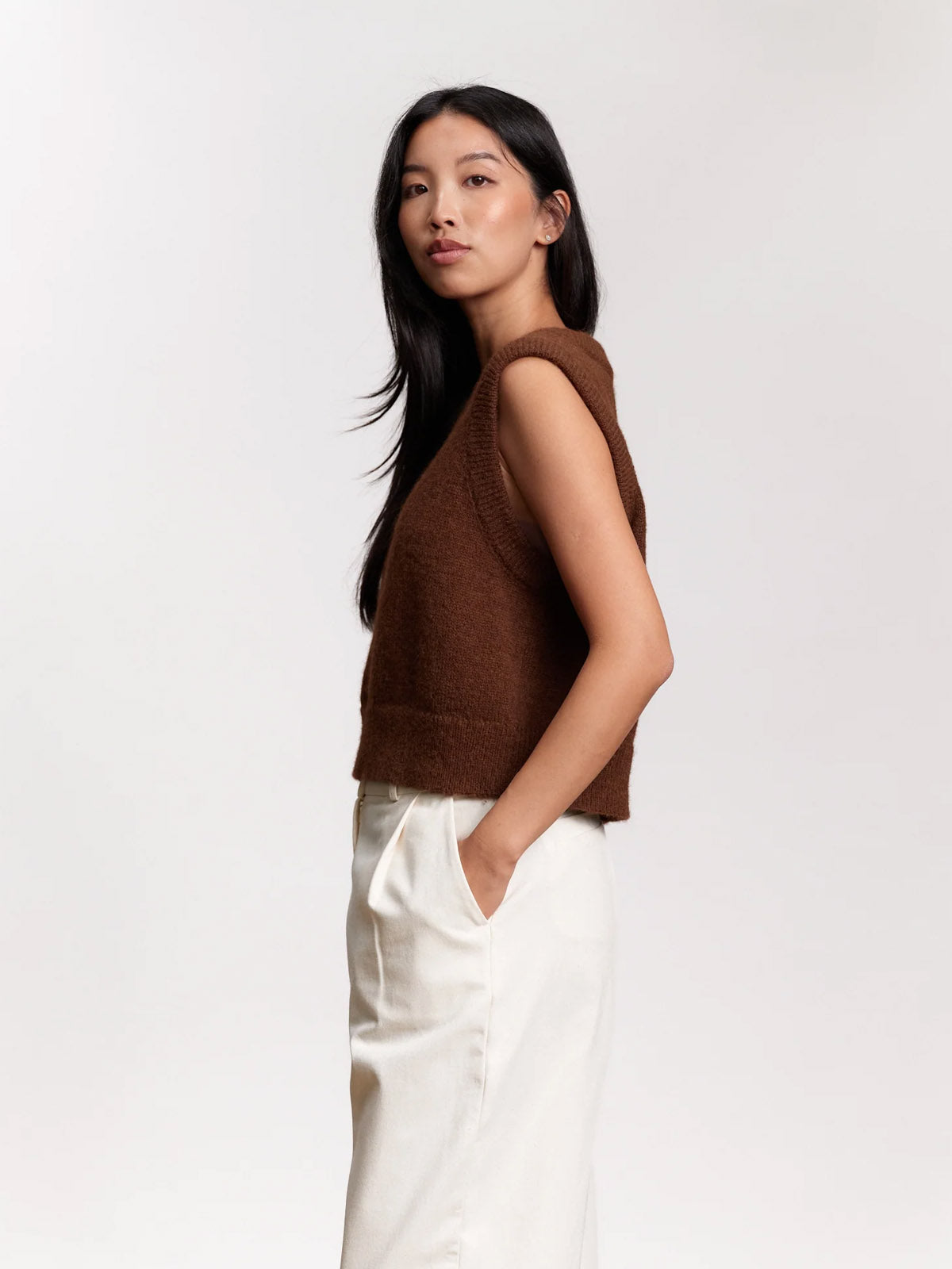 Jungle Folk Ruby Vest Chocolate