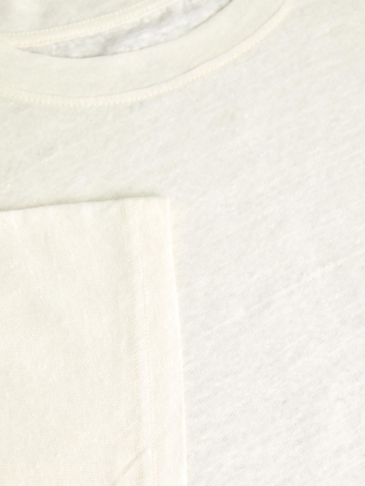 La Paz Botelho T-Shirt Off White Linen