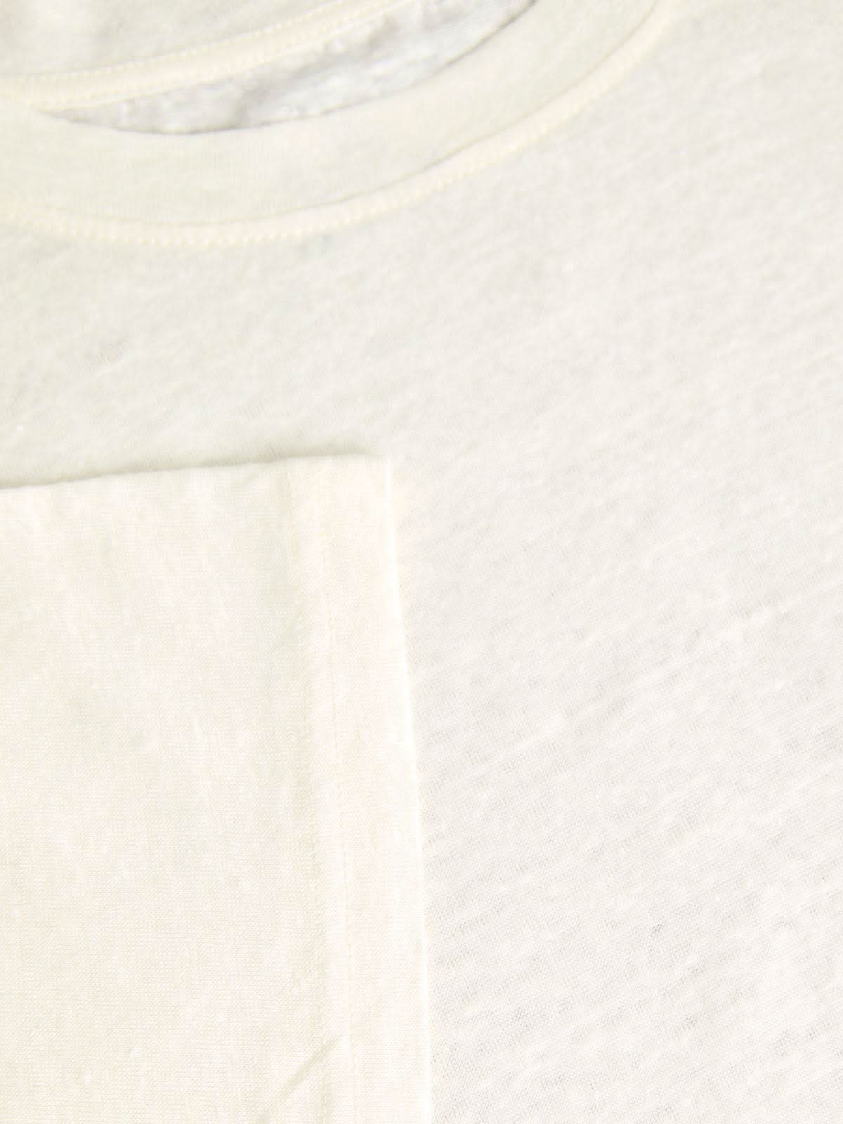 La Paz Botelho T-Shirt Off White Linen