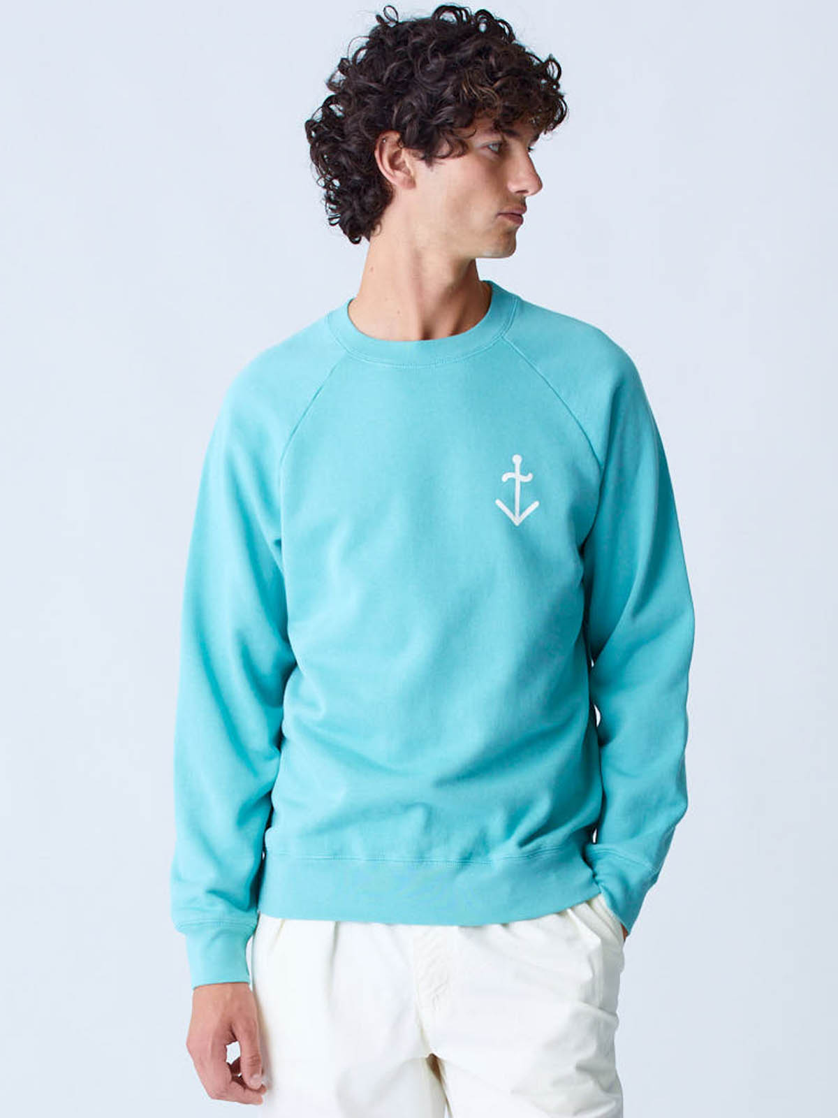 La Paz Cunha Sweatshirt Green / Offwhite Logo