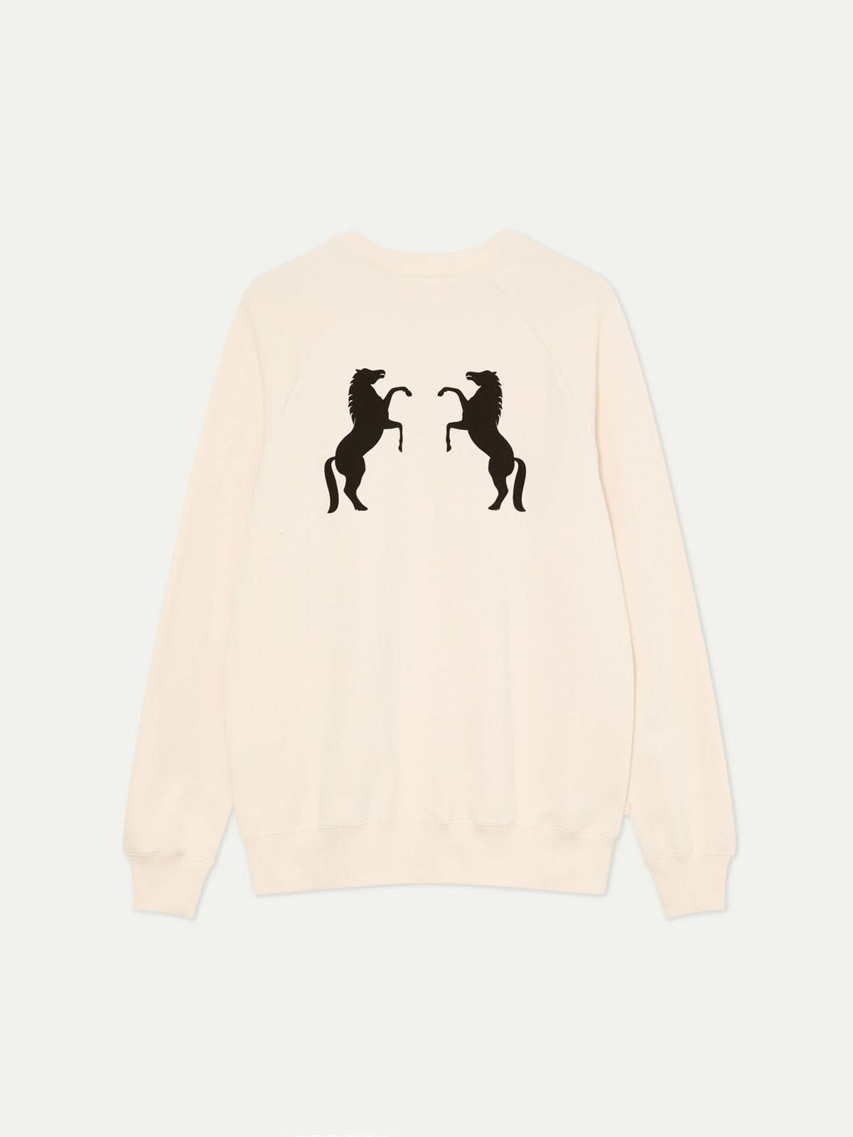 La Paz Cunha Sweatshirt Wild Horses Off White