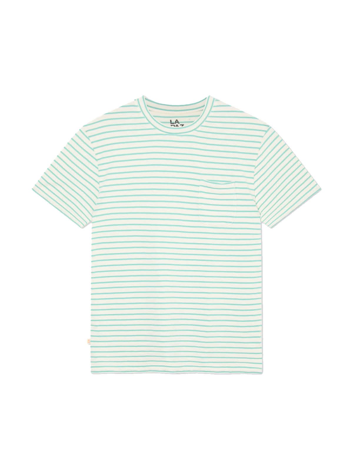 La Paz Guerreiro Pocket T-Shirt Green Stripes SS
