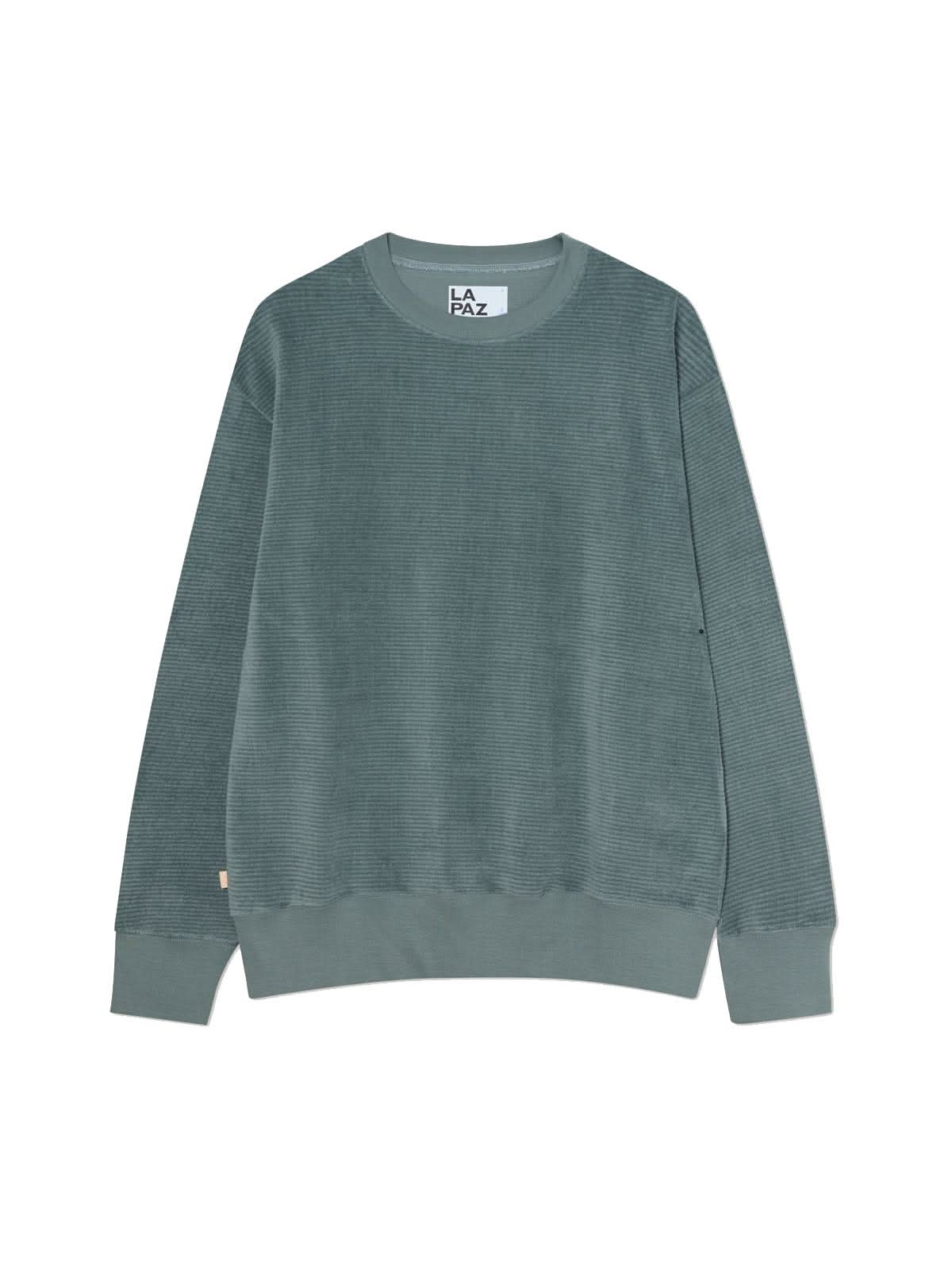 La Paz Nobre Classic Sweatshirt Ribbed Balsam Green