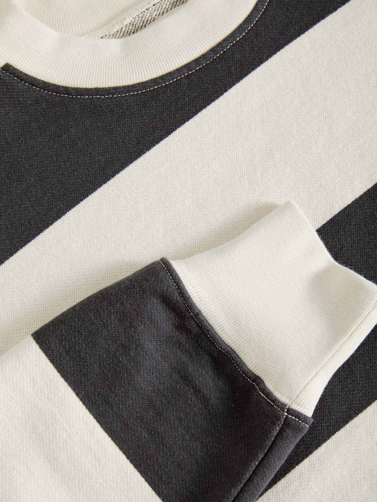 La Paz Paiva Sweatshirt Dark Navy / Off White Stipe