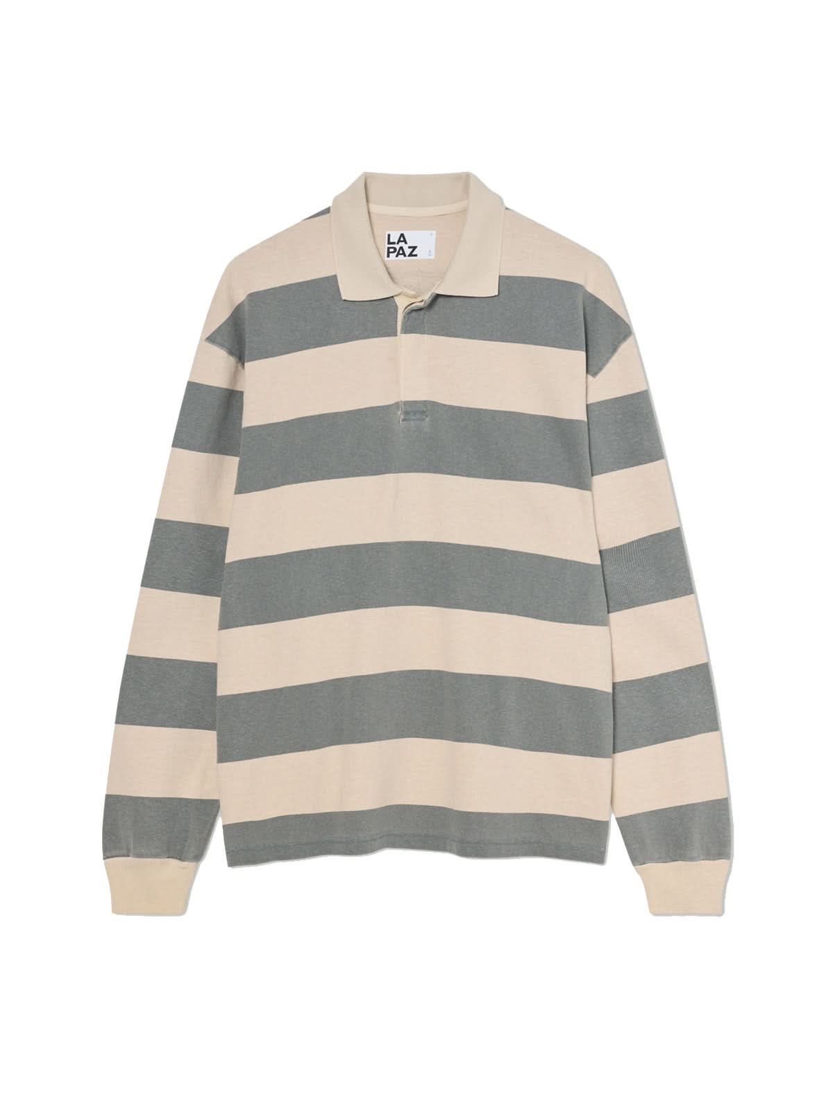 La Paz Sequeira Longsleeve Polo Green/Bege
