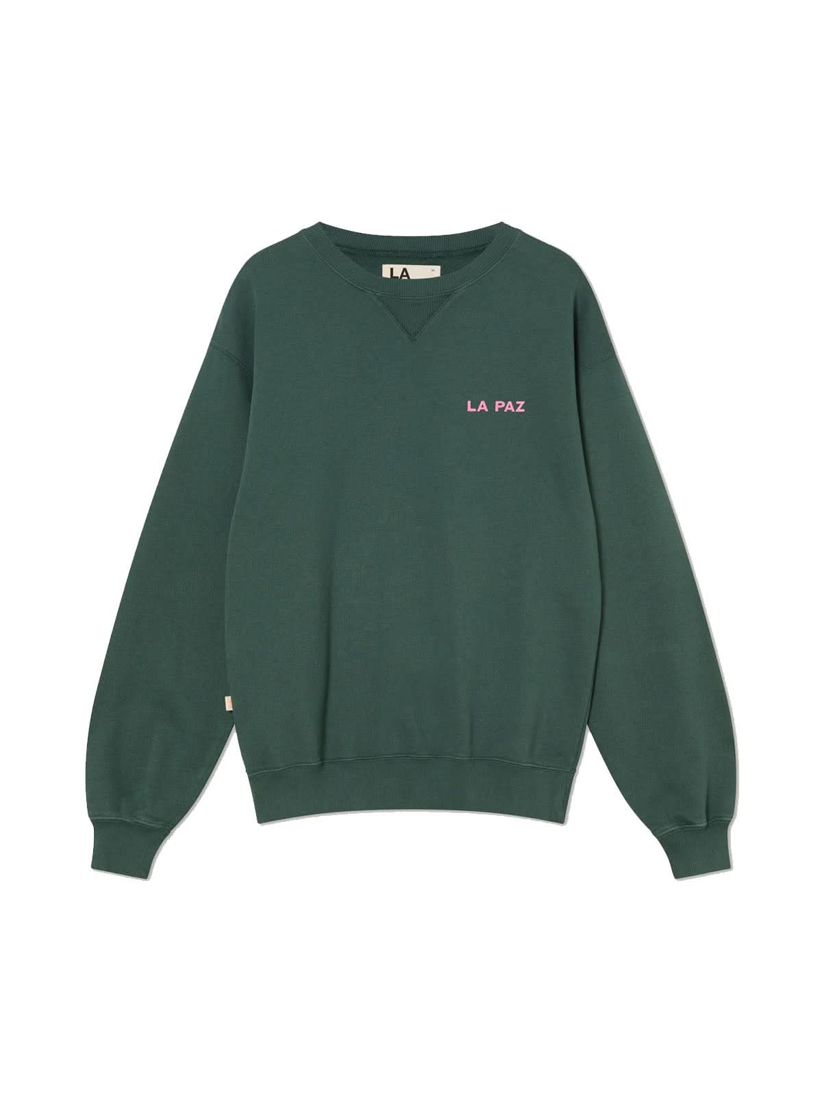 La Paz Xavier Print Sweatshirt Dark Green Square